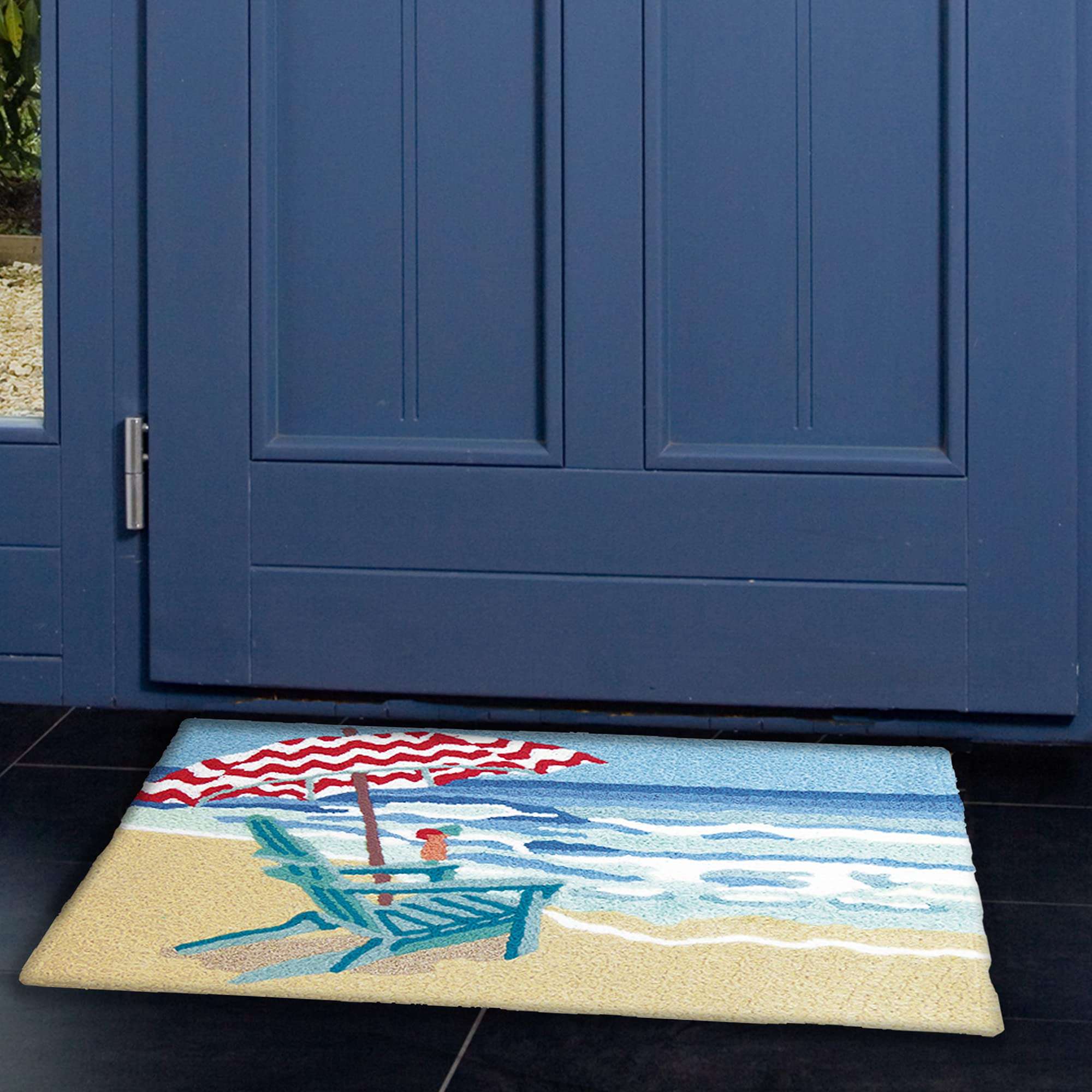 Jellybean Modern Indoor/Outdoor Mat Home Comfort Rugs 20" X 30" Rectangle Mai Tai 2