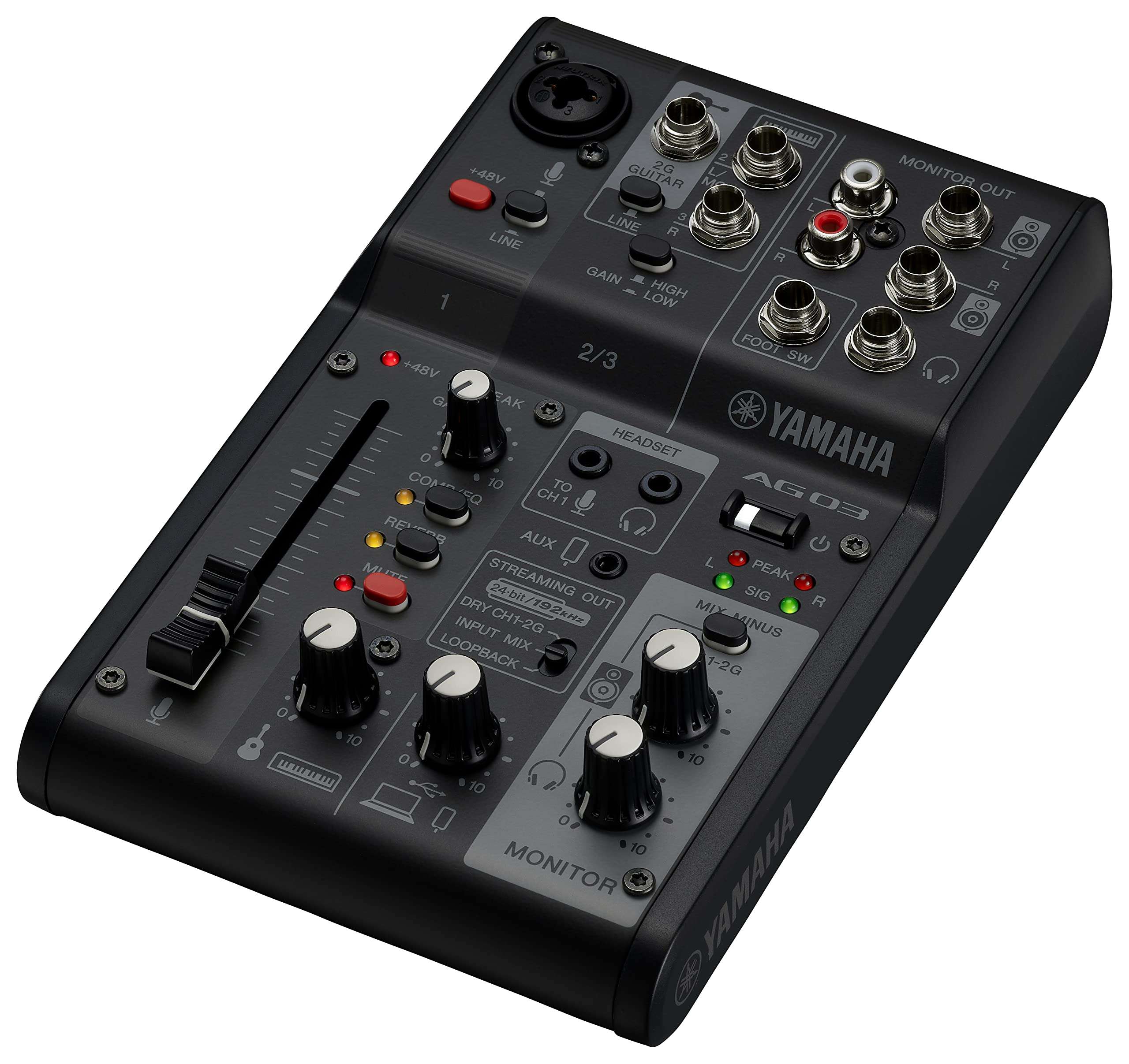 YAMAHA AG03MK2 Live Streaming Mixer - AG03MK2 B 1
