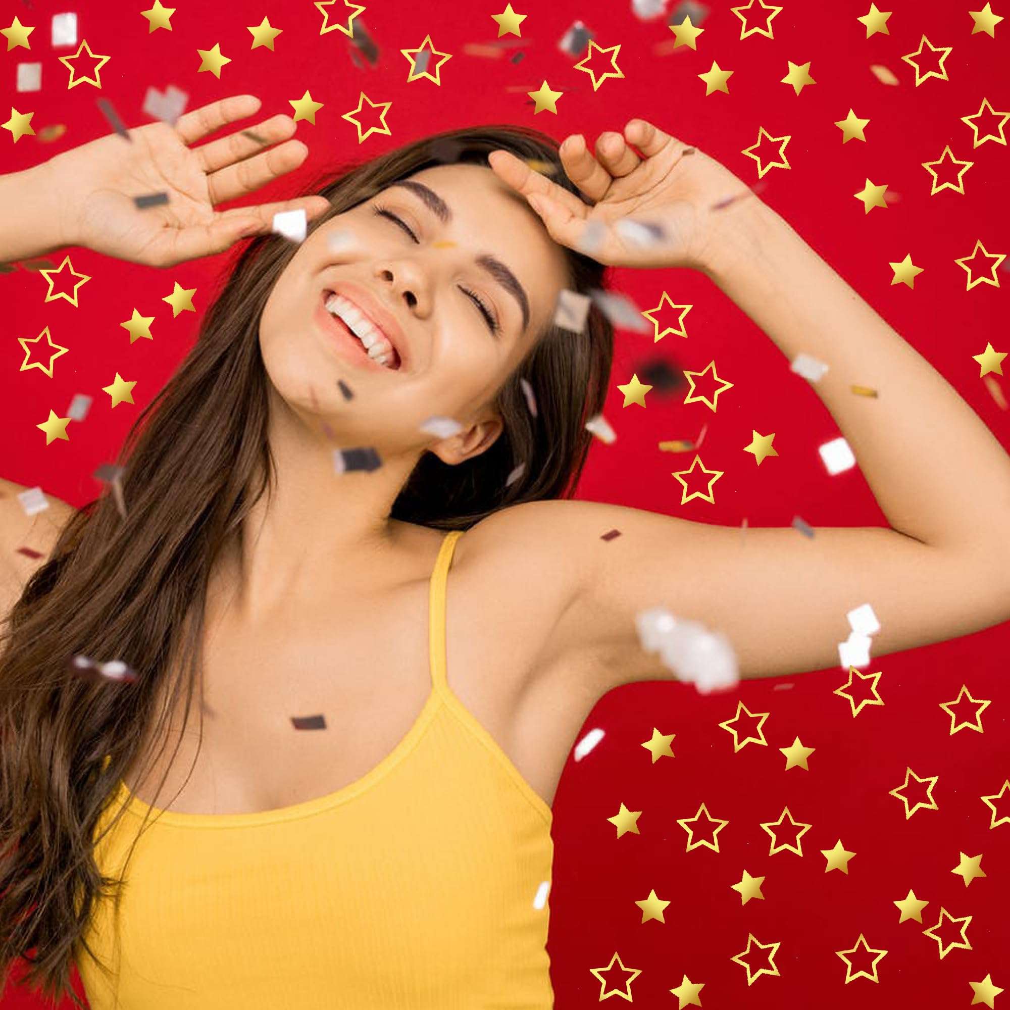 Confetti Star Sequins Table Metallic Foil Sprinkles or DIY Birthday Wedding Engagemetn Christamas New Year Theme Party Celebrations Favor Party Supplies(Golden,2 SIZE) 5