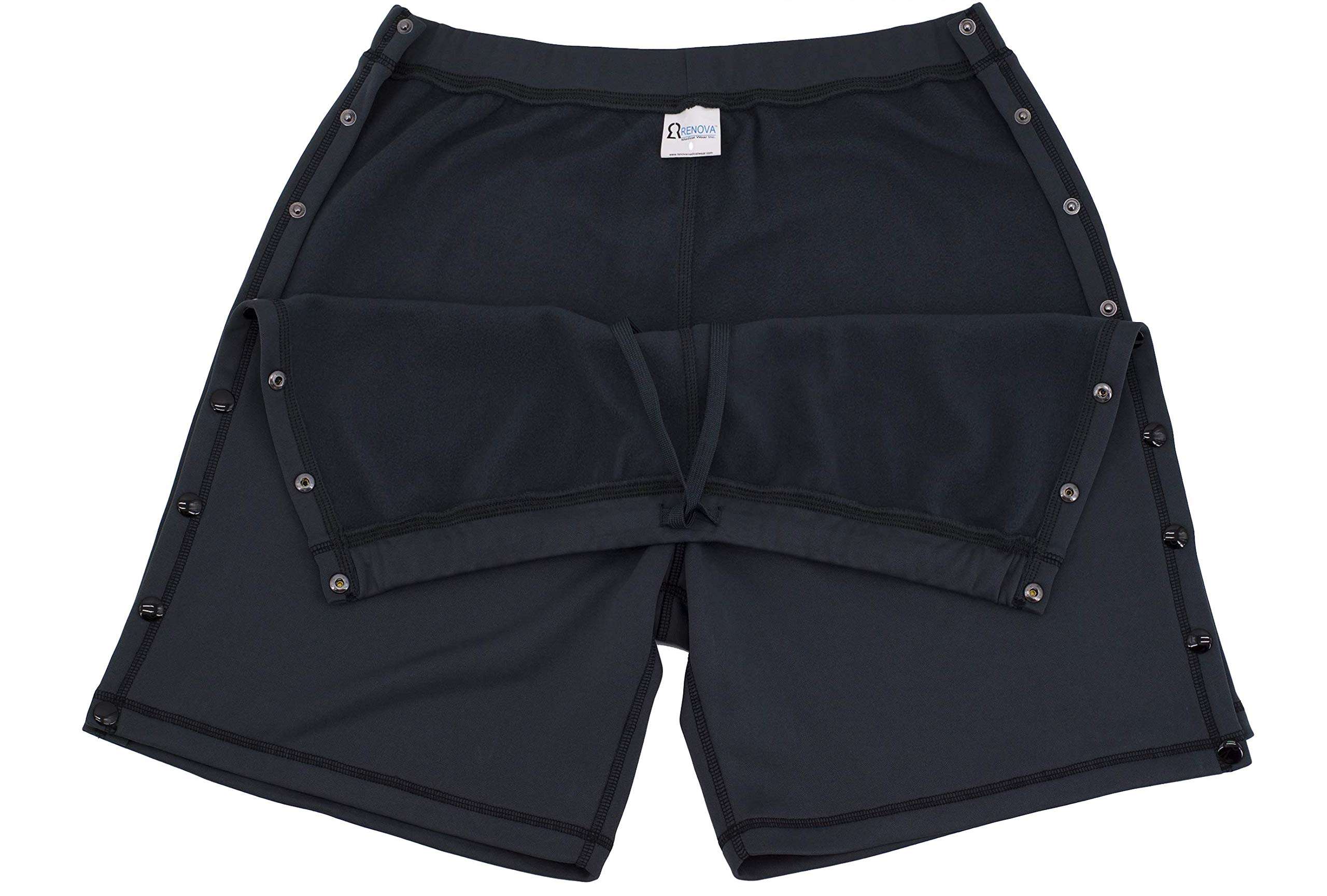 Post Surgery Tearaway Shorts - Men's - Women's - Unisex Sizing Grey XX-Large 6