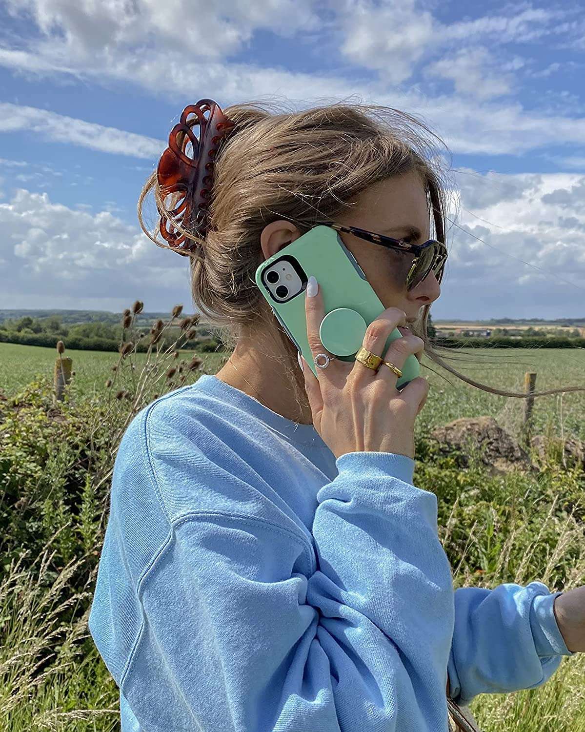 OtterBox + Pop Symmetry Series Case for iPhone Xs MAX (ONLY) Non-Retail Packaging - Blue Nebula 6