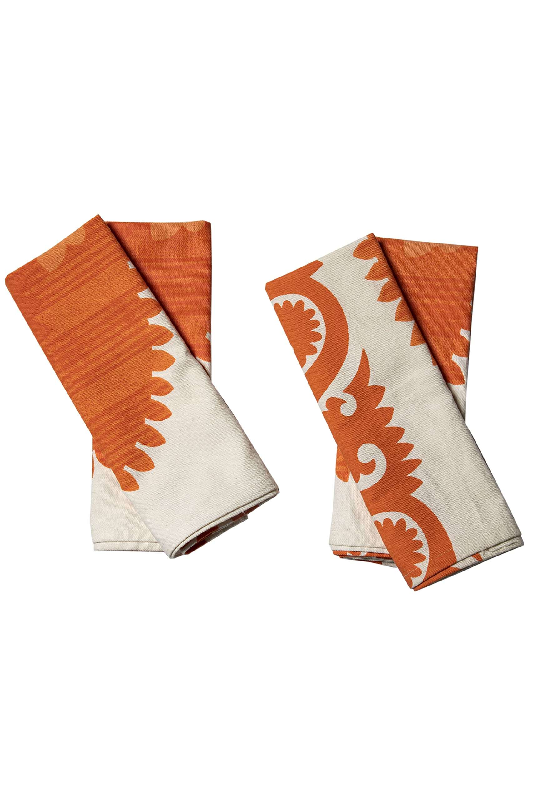 CONTRAST LIVING Pardeep Hand Block Printed Kitchen Towel/Dish Towel/Hand Towel Multi Color Set of 3 Pcs 3
