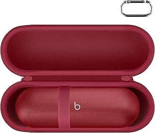 Aenllosi Hard Carrying Case Compatible with Beats Pill - Wireless Bluetooth Speaker (Case Only) (Statement Red) 1