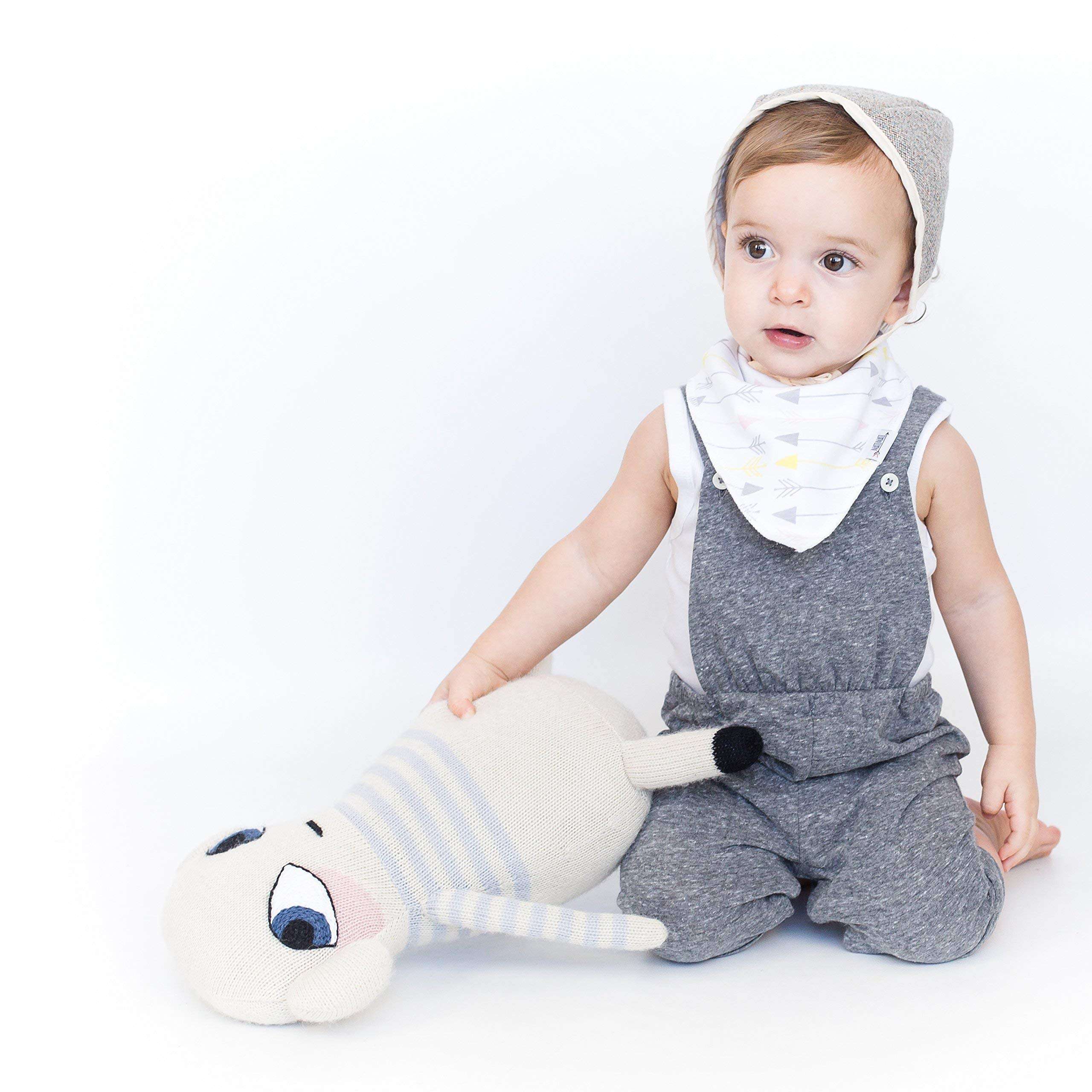 Baby Bandana Bibs | Teething Bibs For Baby Girls, Newborns, Set of 8 Baby Bibs 6