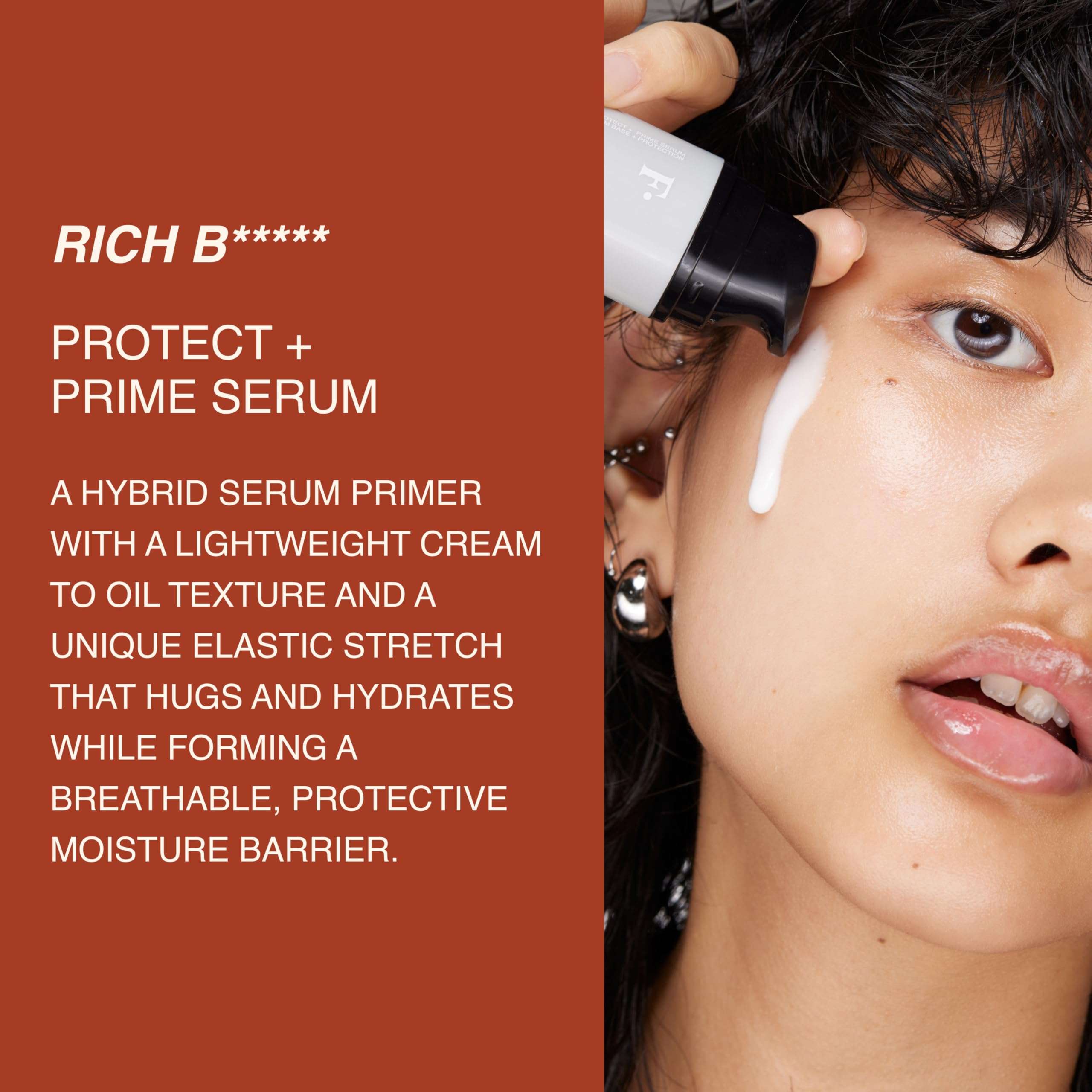 Freck Beauty RICH Beotch Hydrating Gripping Primer - Serum Makeup Primer, Lightweight Cream to Oil Texture, Moisture Barrier to Proctect and Balance Skin 6
