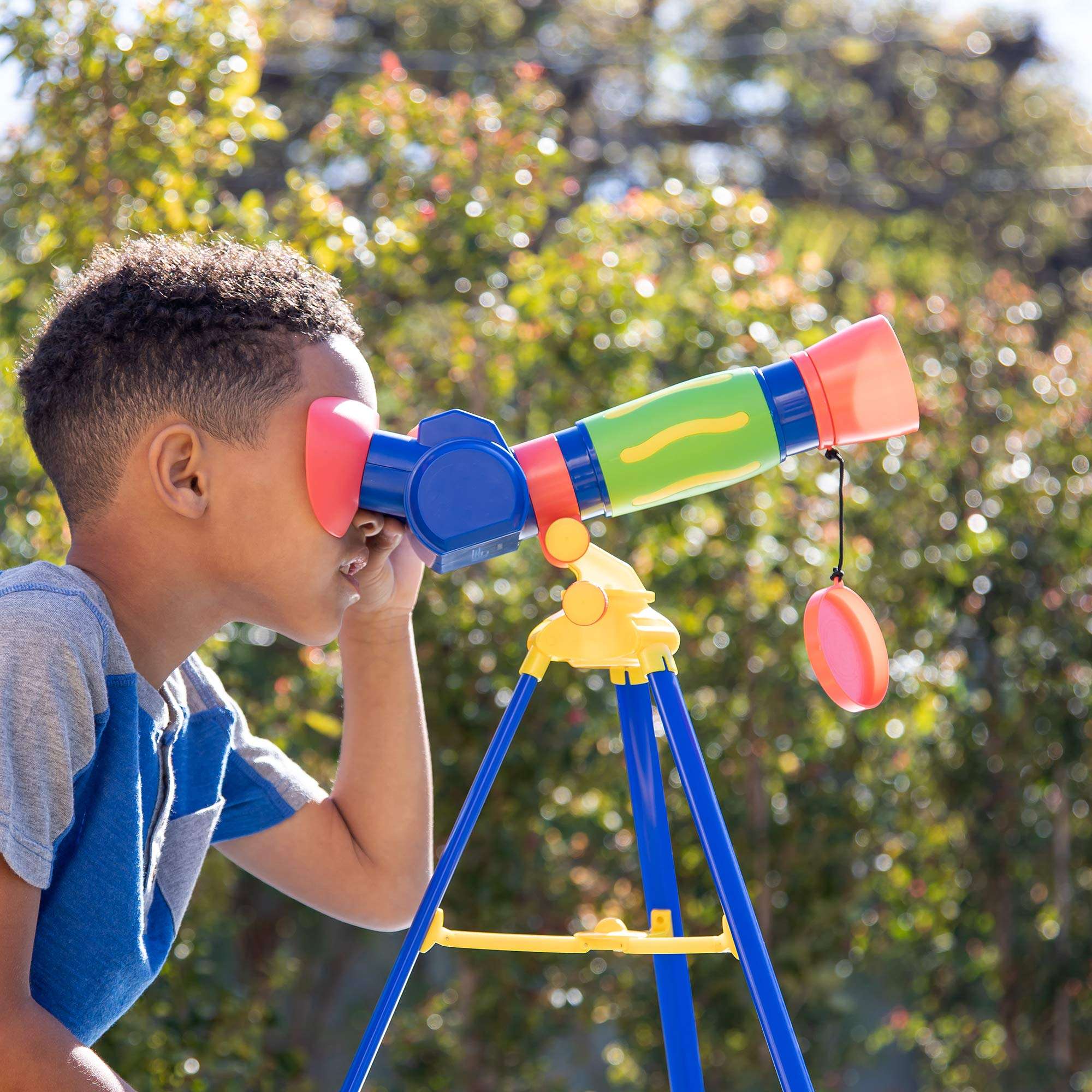 Educational Insights GeoSafari Jr. My First Kids Telescope, STEM Toy, Gift for Kids Ages 4+ 5