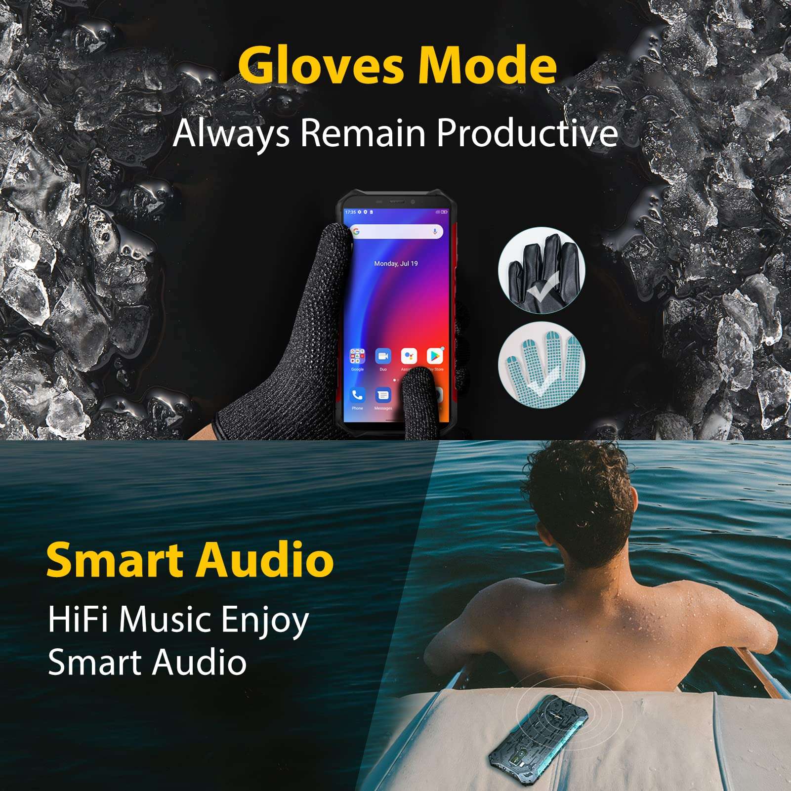 Ulefone 5G Unlocked Phones, Note 18 Ultra, Blue 6