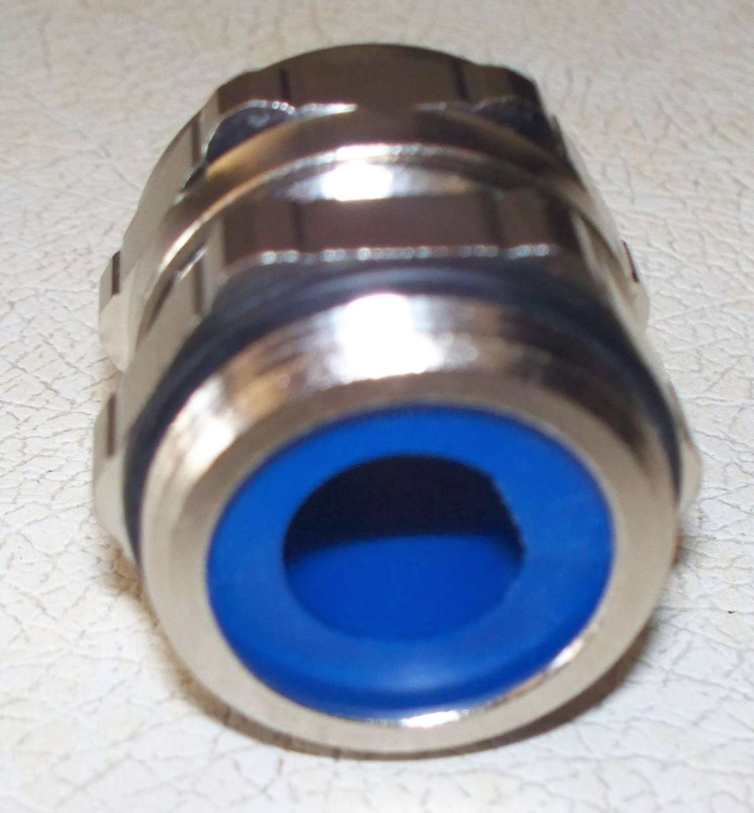 Cable Gland Connector Stainless Steel 316 PG21 Blue Insert 1