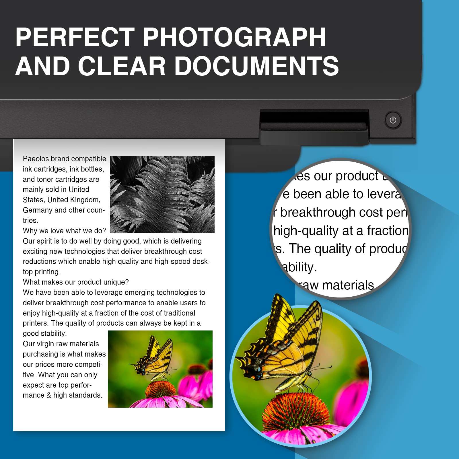 Paeolos Compatible Ink Cartridges Replacements for HP 902 XL Work with HP OfficeJet Pro 6961 6970 6962 6958 6968 6971 6975 6978, 3 Color Packs 2