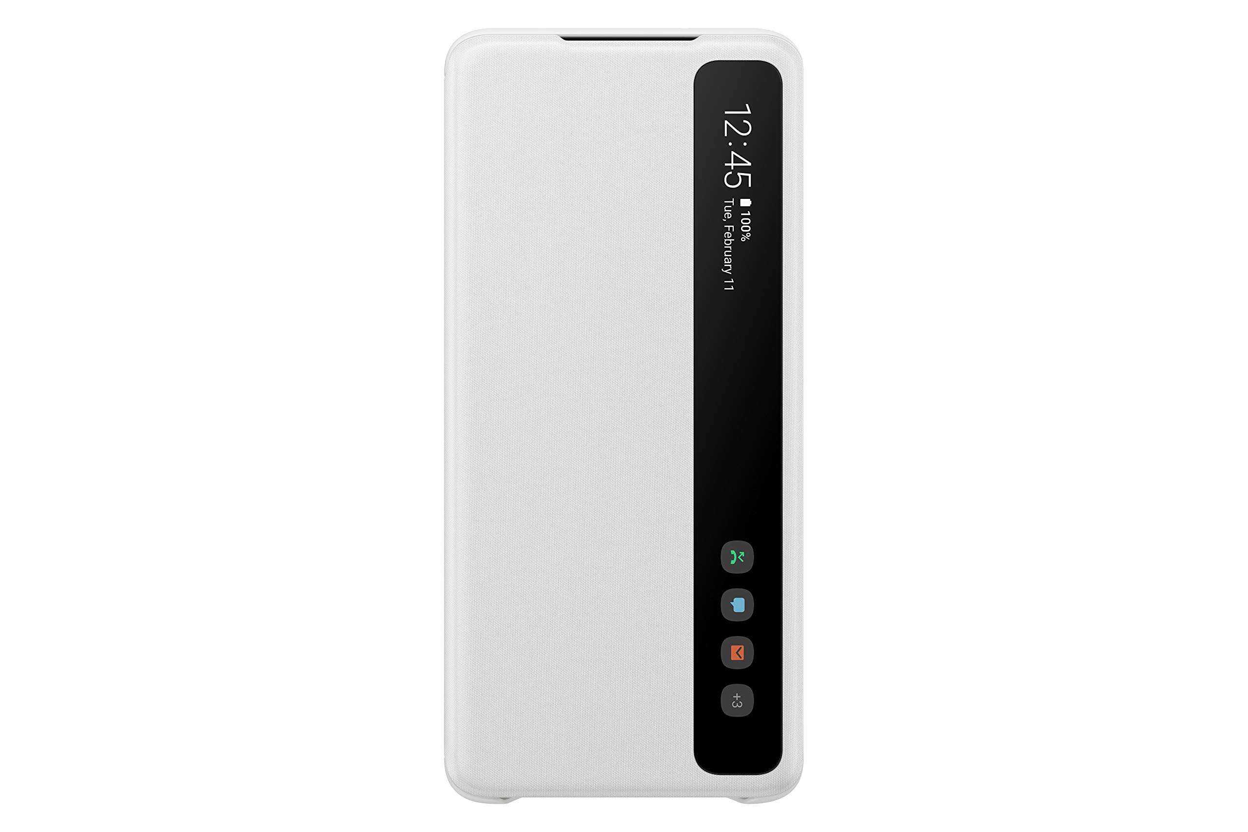Samsung Galaxy S20+ Plus Case, S-View Flip Cover - White (US Version with Warranty) (EF-ZG985CWEGUS) 1