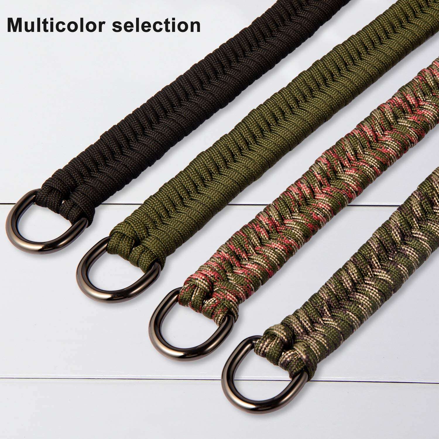 TAKHRWOD Camera Wrist Strap,1Pack Adjustable Nylon Camera Hand Strap,for GoPro,DSLR,Fuji,Canon and Mirrorless Cameras Photographers Quick Release,Paracord (forest camouflage) 5