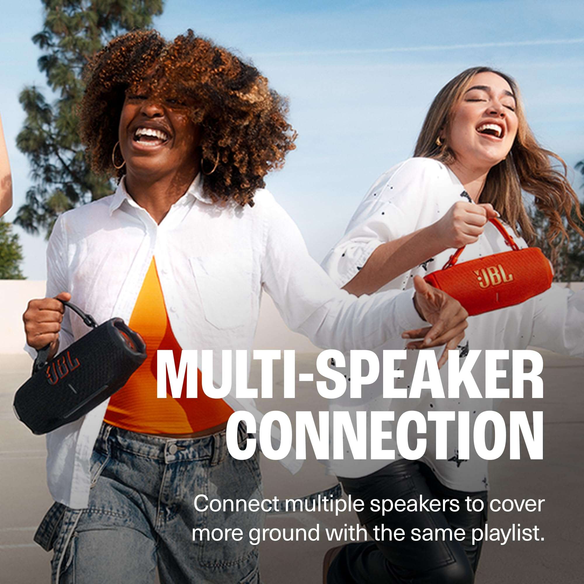 JBL Charge 6 (Blue) + Bundle with divvi! Protective Hardshell Case (Black) 5