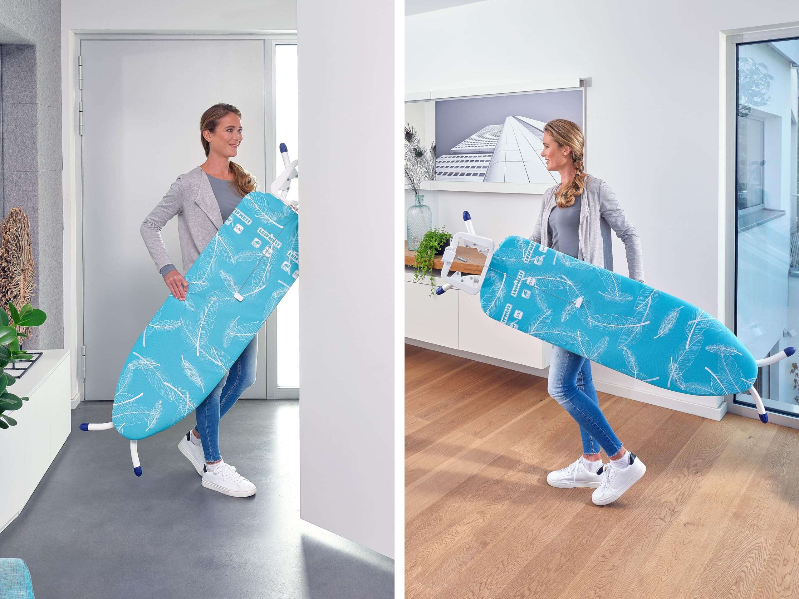 Leifheit Ironing Table AirBoard Compact S, Thermo-Reflect, Ironing Board, 110 x 30 cm, 72584 6