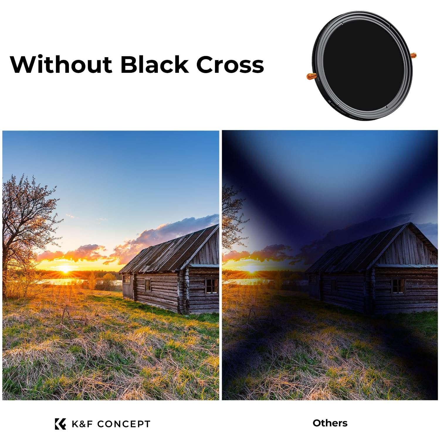 K&F CONCEPT 49mm Variable Fader ND2-32 ND Filter and CPL Circular Polarizing Lens Filter in 1 for Camera Lens Waterproof Neutral Density Polarizer Filter (Nano-D Series) 4