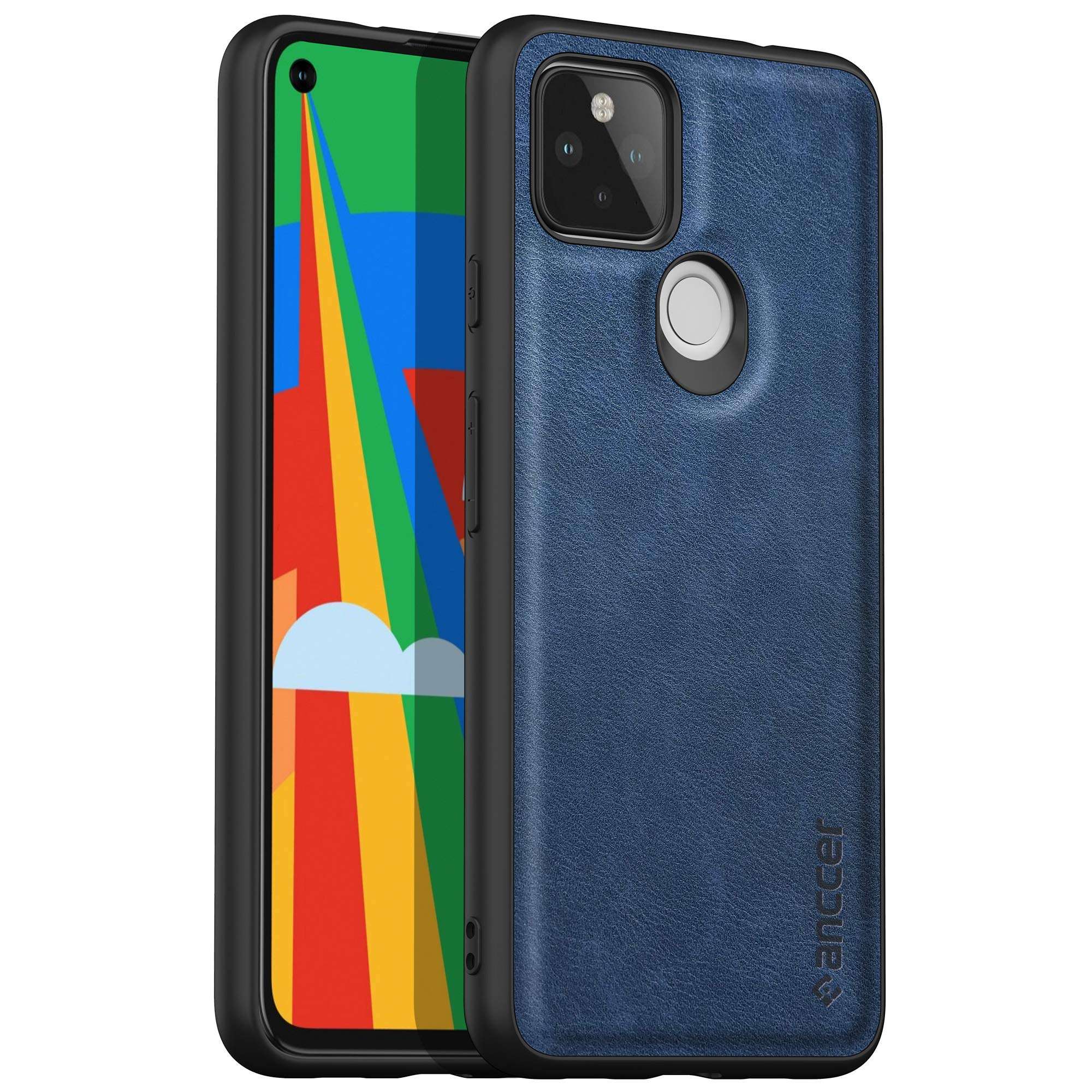 anccer Newborn Series for Google Pixel 4A 5G Case (Not Compatible for Google Pixel 4A 4G) - Blue 1