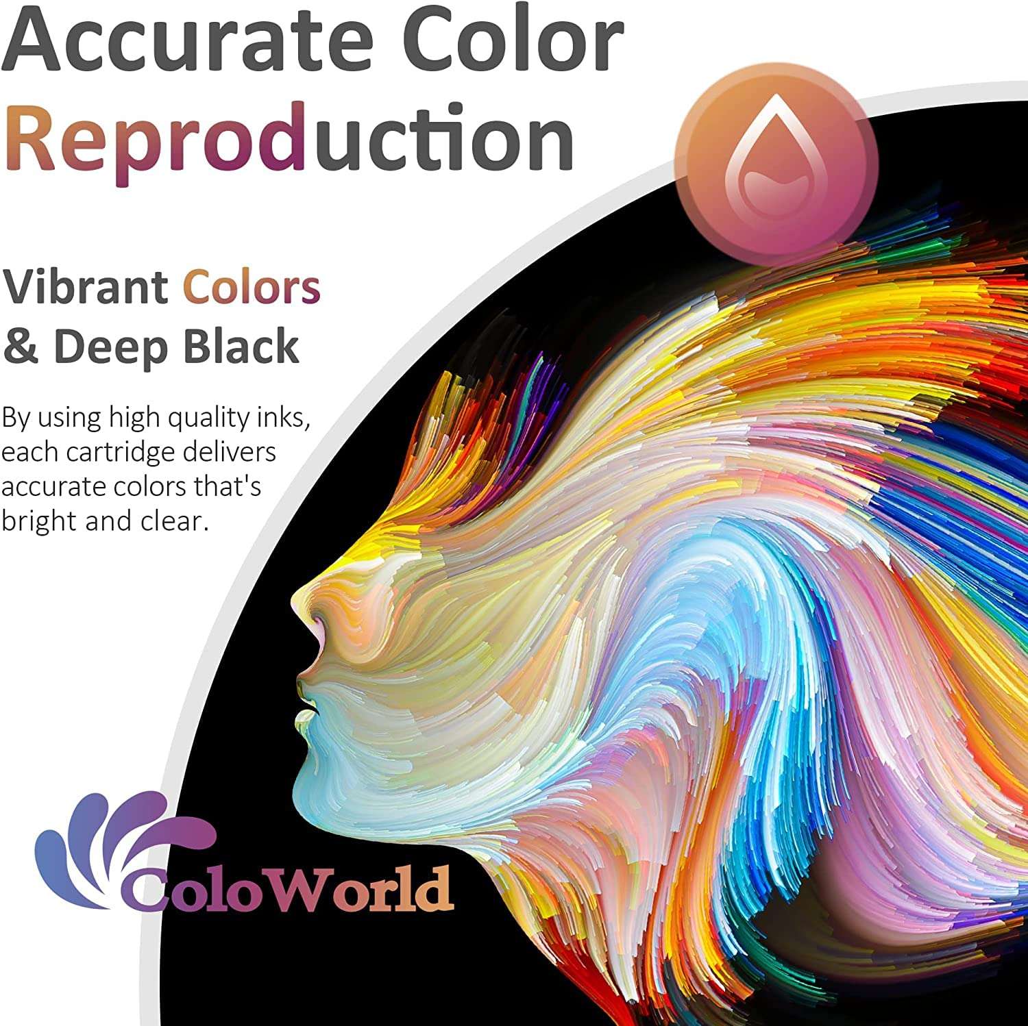 ColoWorld Remanufactured 901 Ink Cartridge Replacement for HP 901 XL Combo Pack Work with OfficeJet J4550 J4680 4500 J4580 J4540 J4500 J4680c G510a G510b G510g G510h G510n Printer (1 Black 1 Color) 3