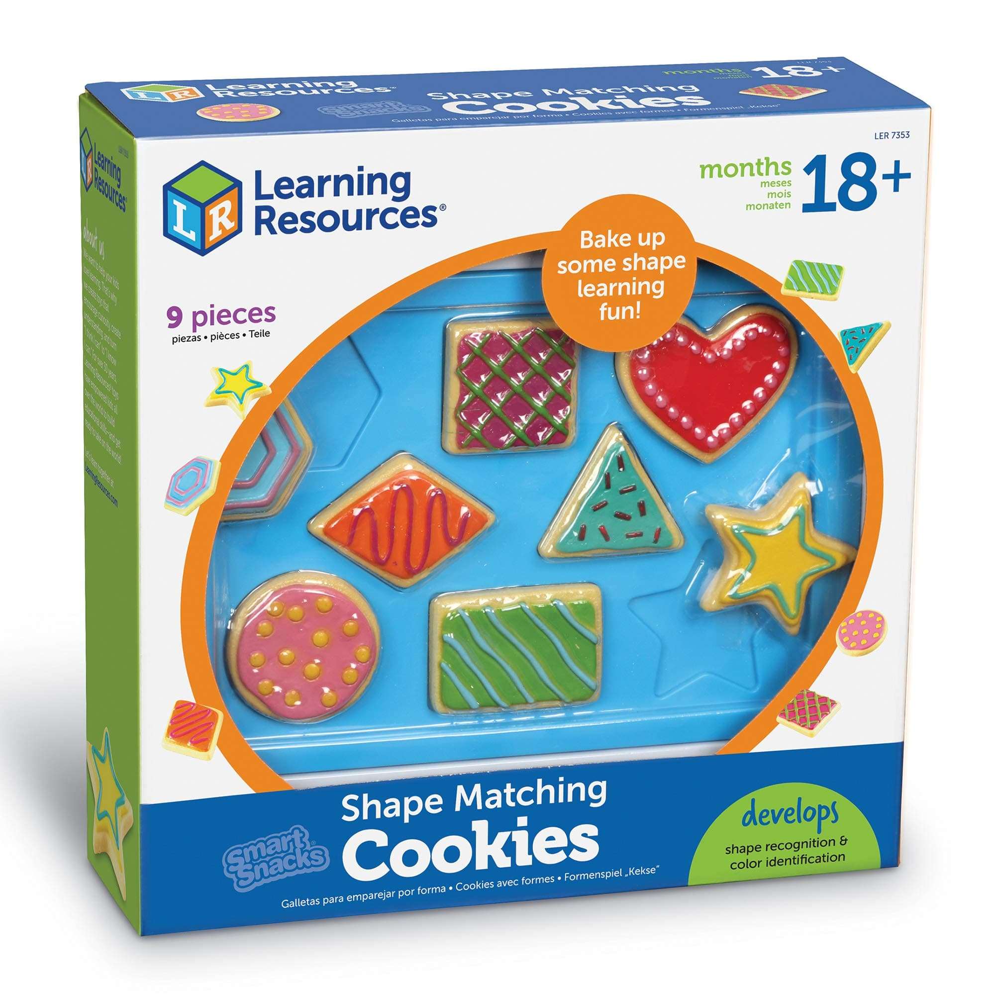 Learning Resources Shape Matching Cookies, 9 Pieces 5