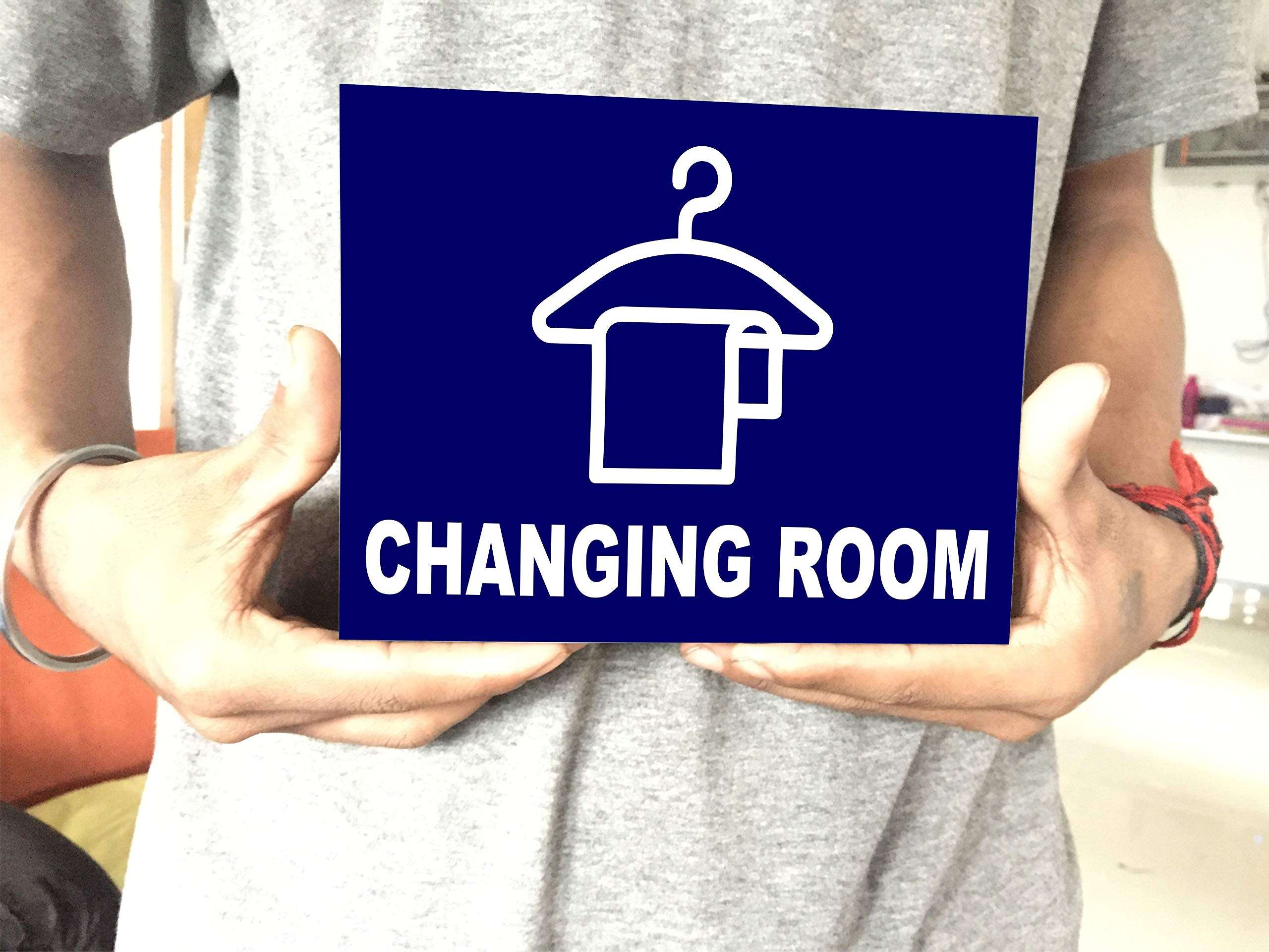 SIGN EVER Dress Changing Room Sign Boards Auditorium Company Office Restaurant Hotel Shopping Mall Commercial Signage Boards School Collage Club L x H 22.00 Cm 16.00 Cm 2