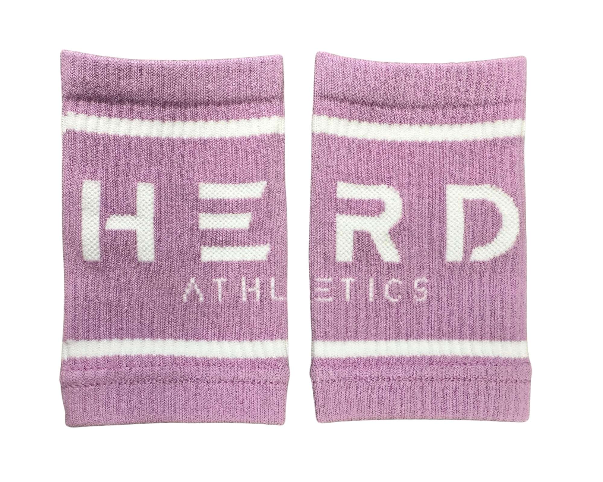 HERD Athletics Cotton Wrist Sweatbands – Absorbent, Stretchable Bands for Men & Women – Sweat-Wicking, Anti-Chafing Support for Weightlifting, WODs, Cross Training, Tennis, Running, Fitness (Lavender)
