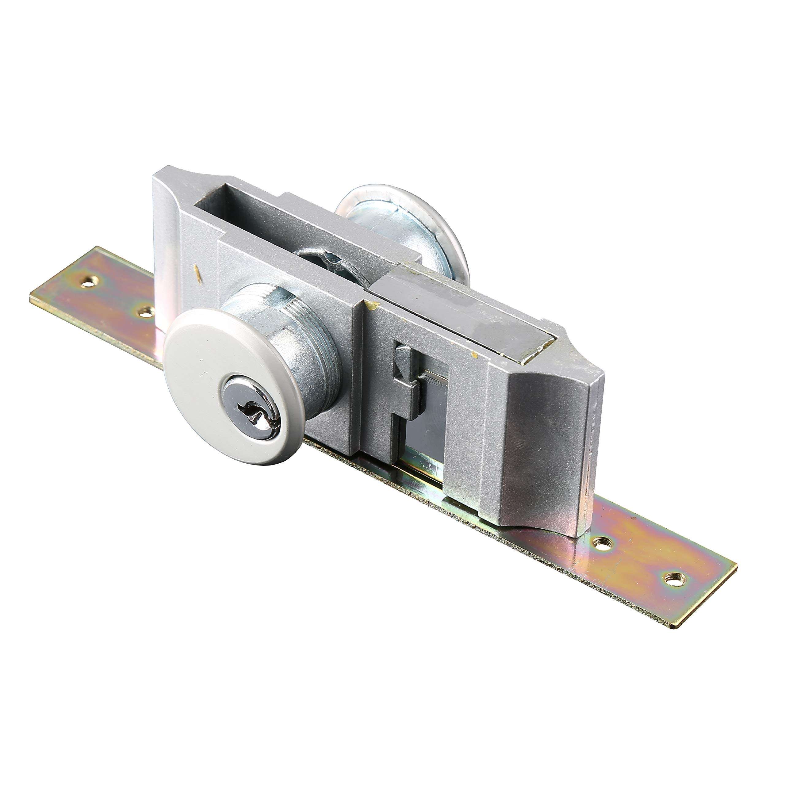 NNAA Swing Door Lock Casement Type A Key Special Aluminum Alloy Ground Lock Glass Framed Door Lock 1