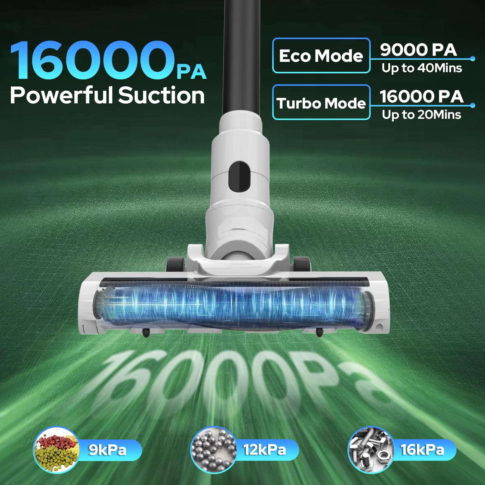 COSTAR Stick Vacuum Cleaner Cordless,Vacuum Cleaner for Home Use Wet and Dry,Sweep 3-in-1 Handheld Vacuum Cleaners,20W 16 Kpa Suction with Washable Filter Multi Nozzle for Sofa, Toys 5