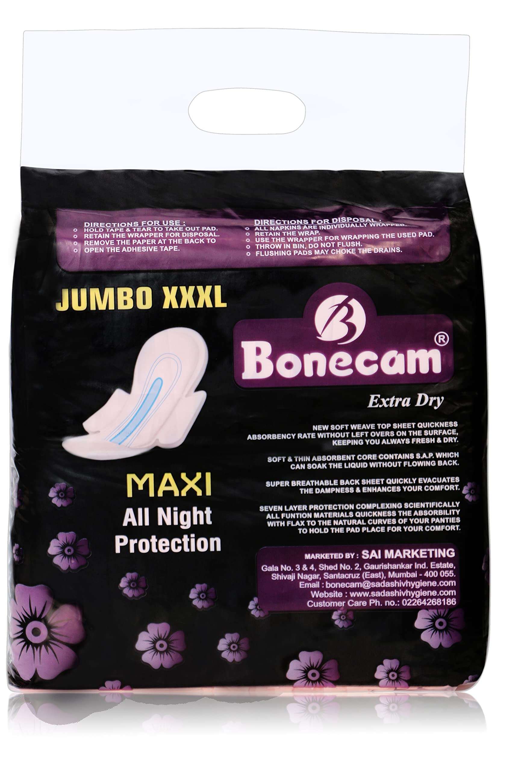 New Bonecam Extra Dry Maxy XXXL Sanitary Pad / Sanitary Napkin 3