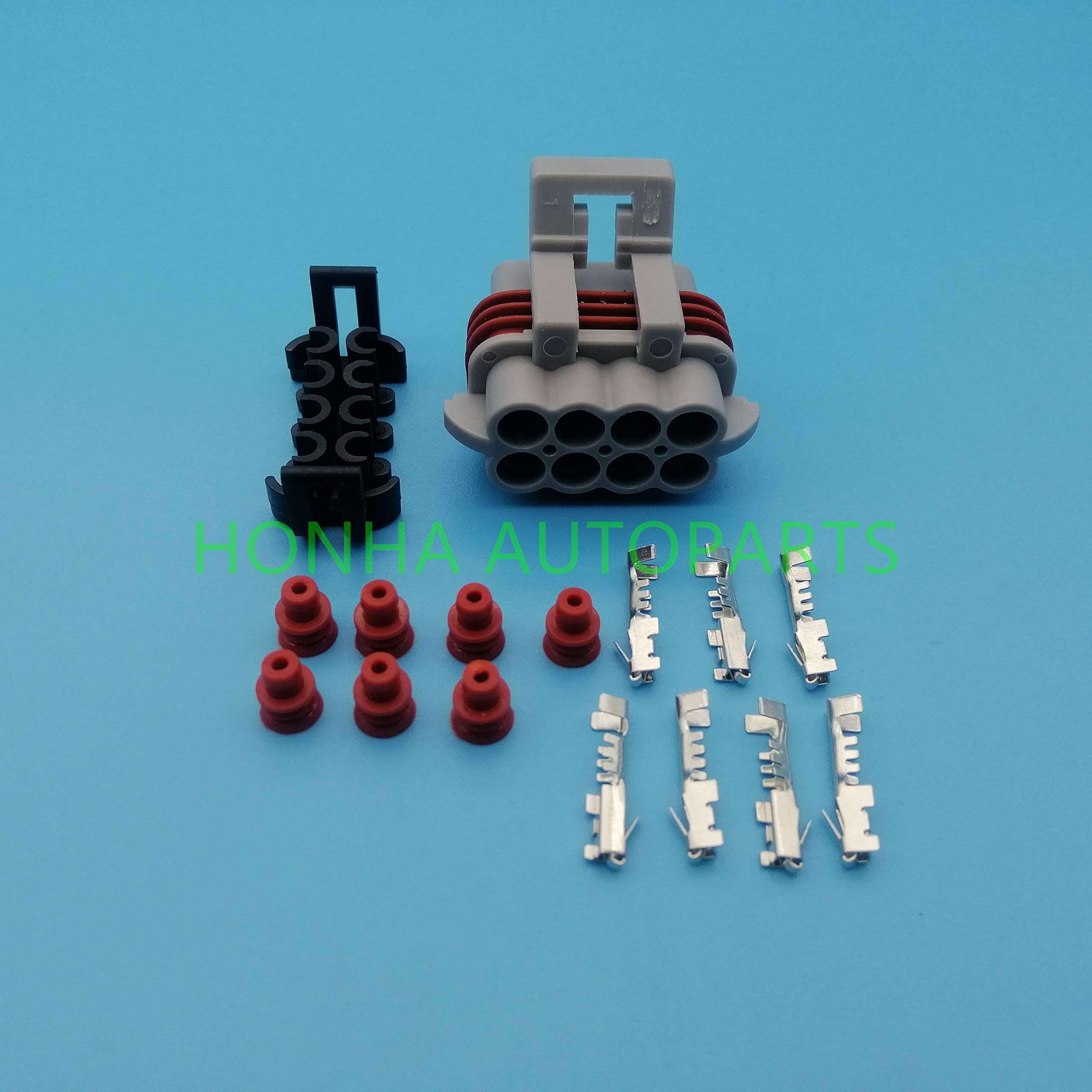 Davitu Cables, Adapters & Sockets - 2pcs 7 pin auto plastic housing plug wiring electric plastic female connector 12047938 - (Color Name: 100 pcs) 2