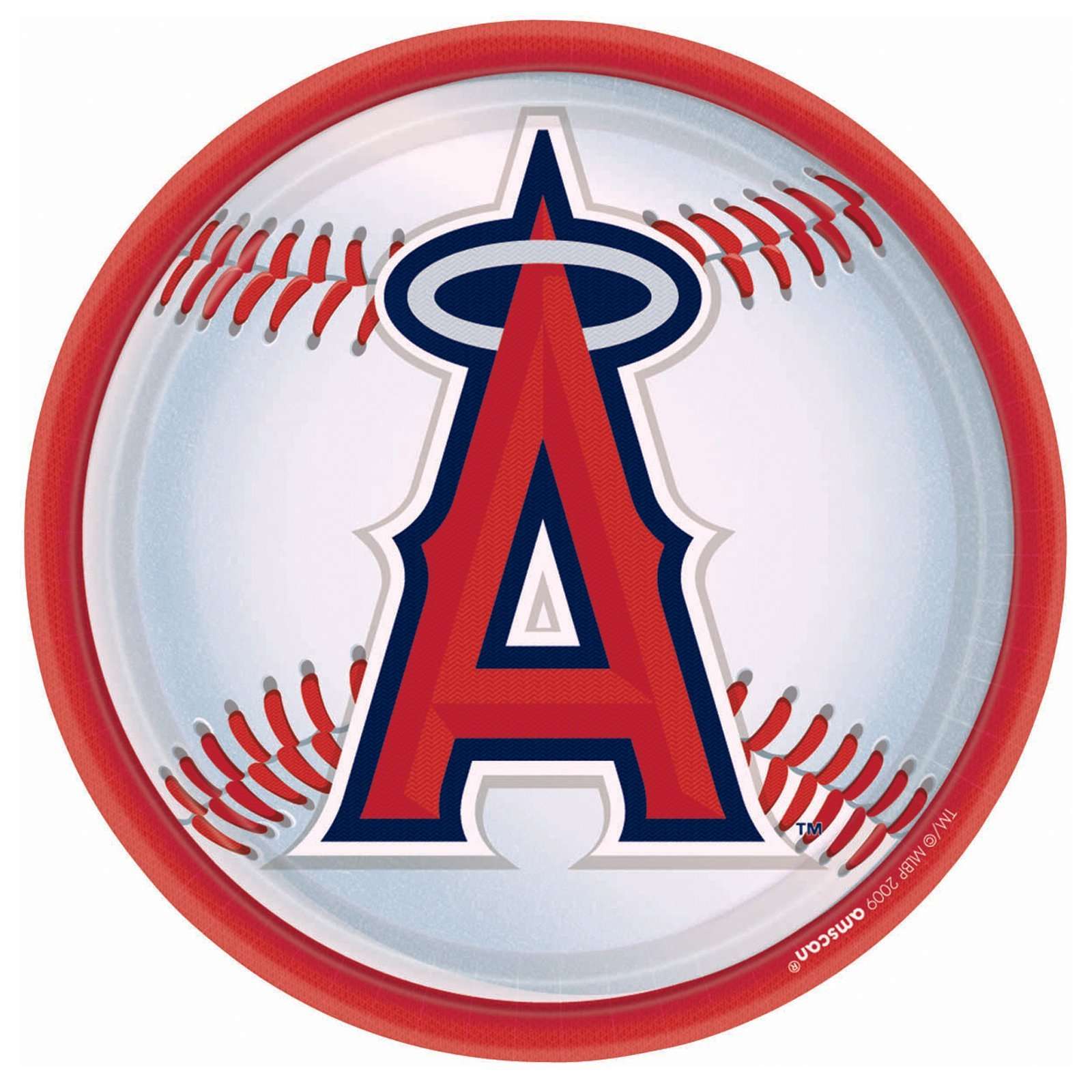 Angels™ Round Disposable Party Plates - 9" (Packs of 18) - Perfect for Game Day Celebrations & Tailgating 1
