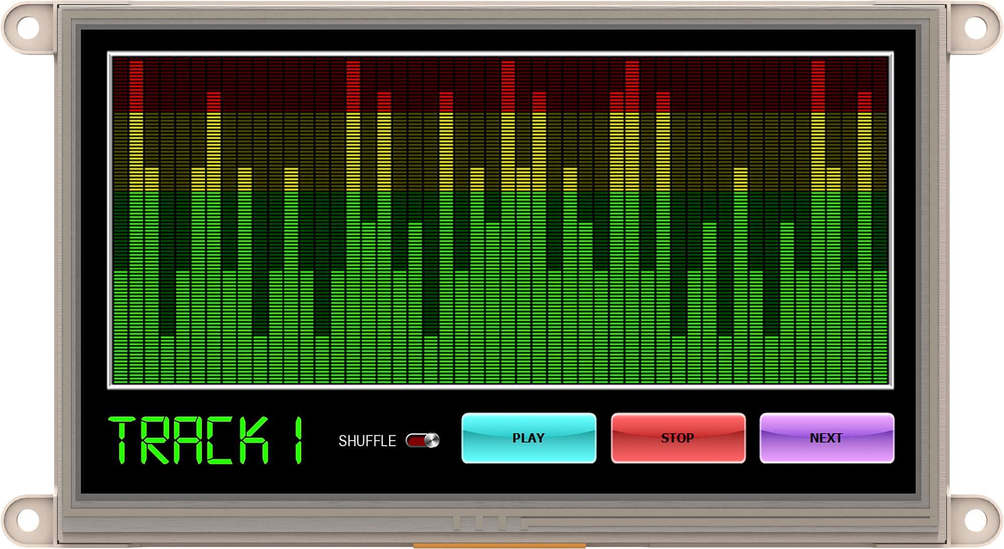 4D Systems, Starter Kit for gen4-uLCD-70DT with uSD-4GB, gen4-IB, gen4-PA, 150mm FFC Cable and 5-Way Cable 1