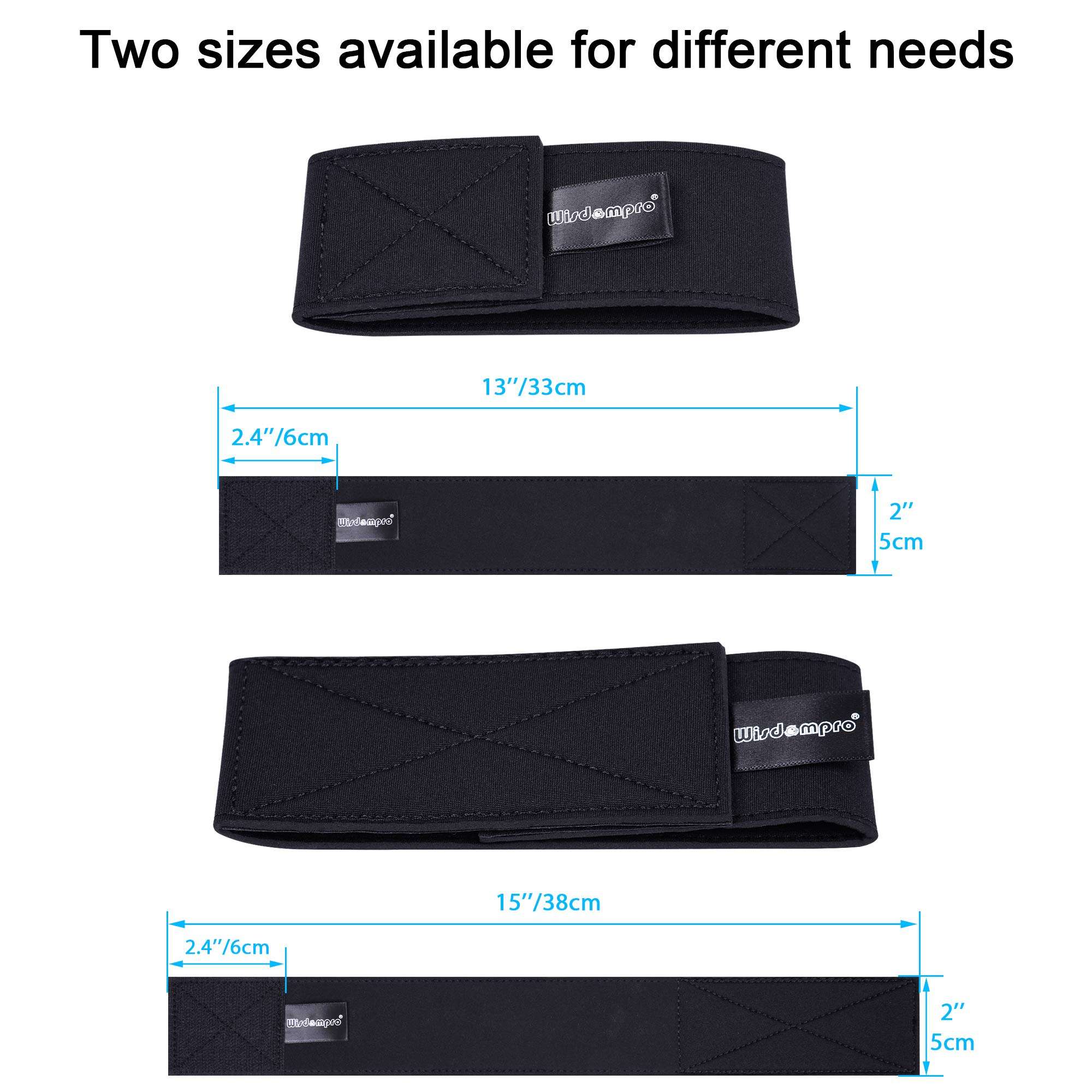 Wisdompro 2 Pcs Neoprene Ankle Blousing Garter Trousers Boot Blousers Strap for Wader Fishing Hunting Biking Military Uniform 6