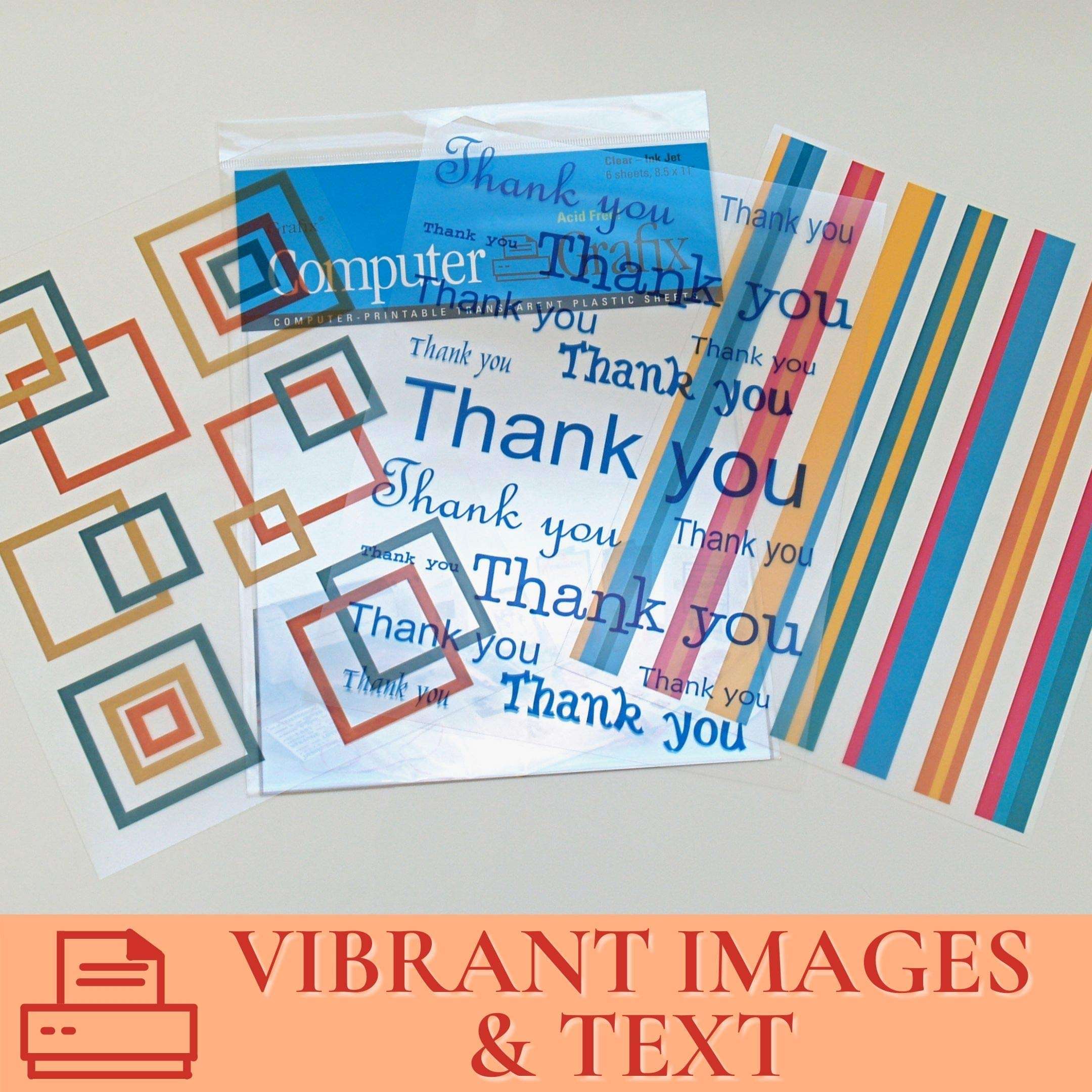 Grafix Computer Adhesive Backed 8.5 x 11” Matte, Pack of 6 – Self-Stick Printable Film for Creating Custom Journals, Stickers, Photos, Jewelry and More, Ink Jet Printers Only, 8.5" x 11" 4