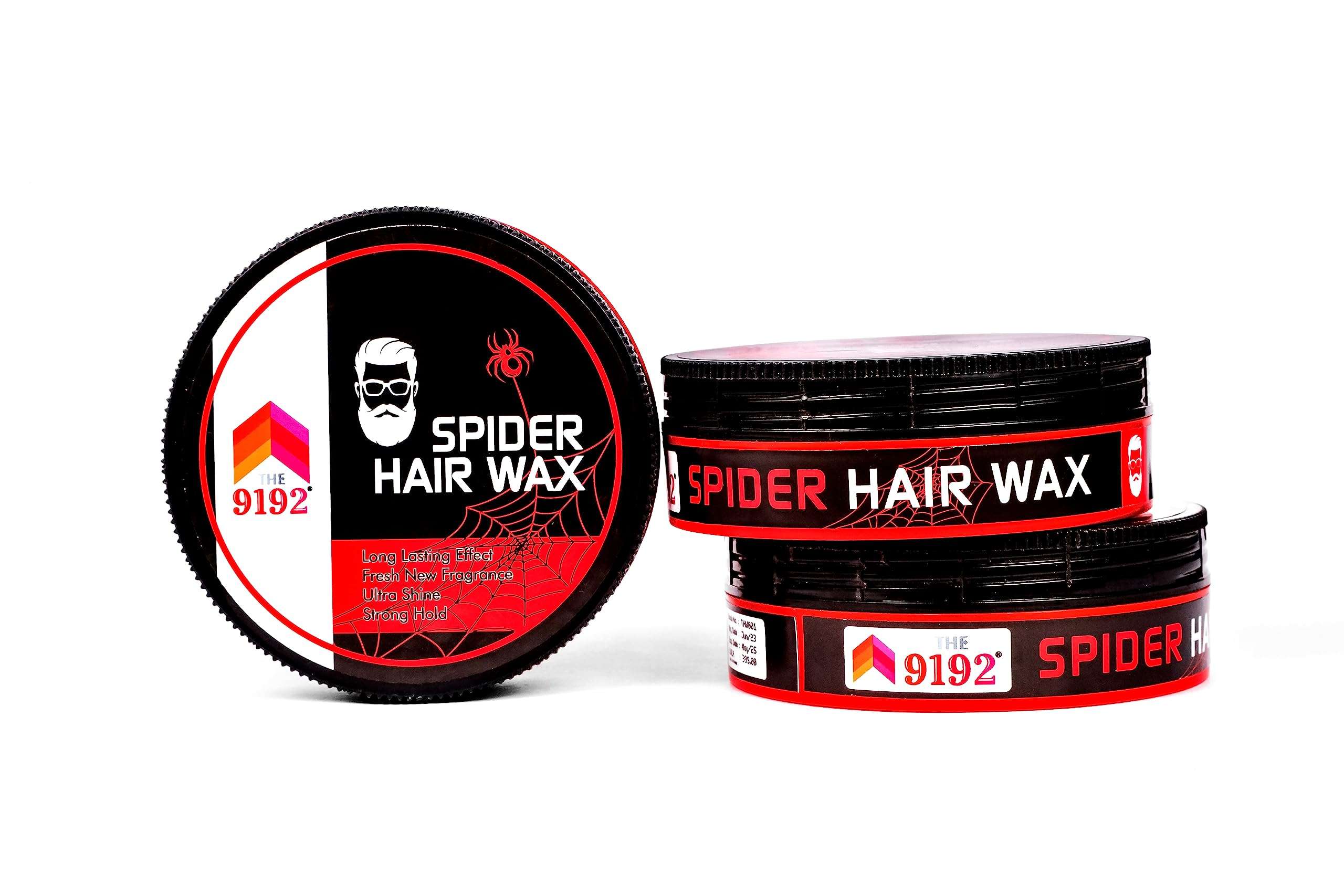 The 9192 Hard Spider Hair Wax Stylish Matte Finish with Volume for Men - Non-Sticky 100gm (3) 3