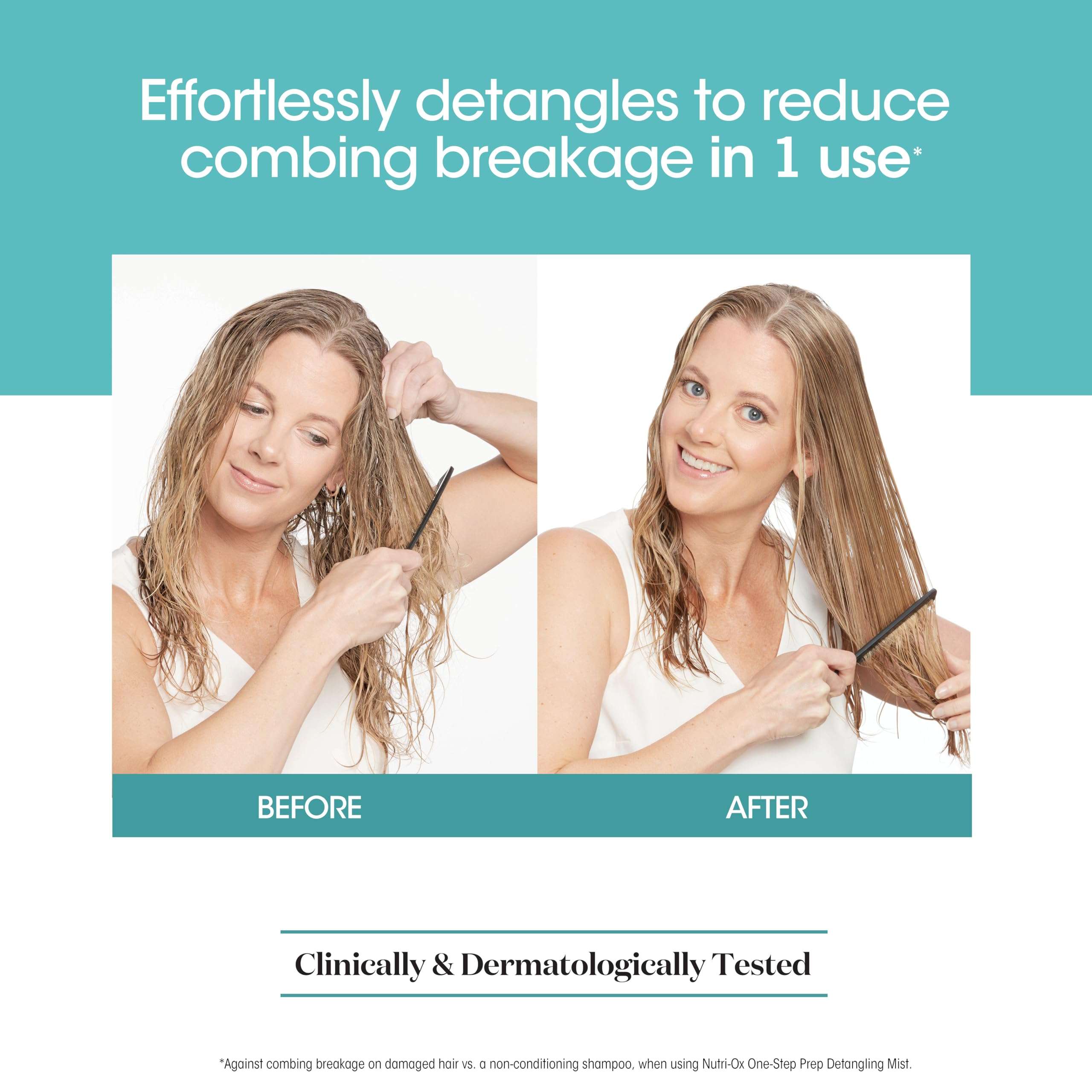 NUTRI-OX Gentle Shampoo & Conditioner & Tonic & Detangling Mist | For Normal Thinning Hair | Thicker, Fuller-Looking Hair | Clinically & Dermatologically Tested | Peppermint | Color-Safe | 15.2 Fl Oz 4