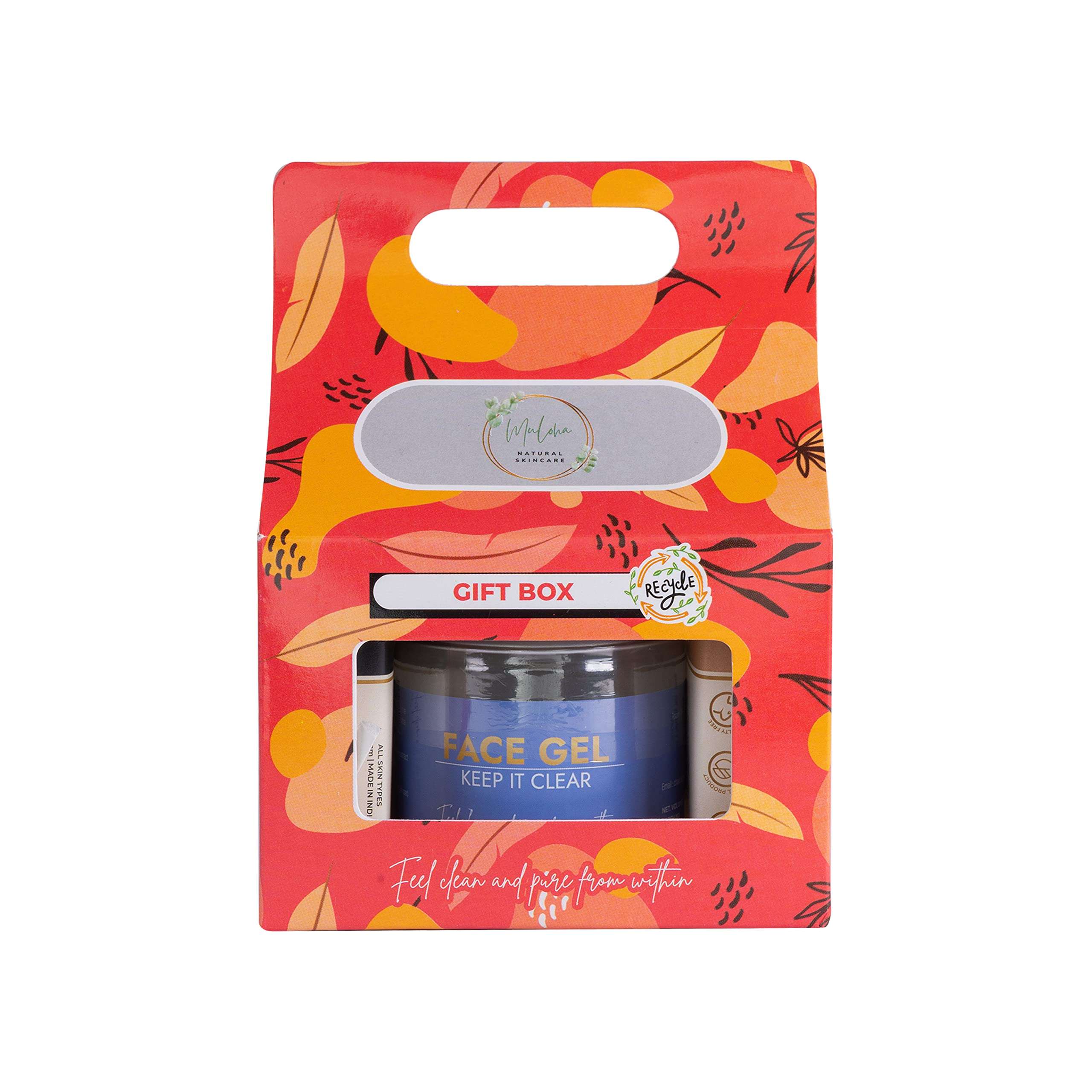 Muloha Hot Coal Bar, Face Gel, Cappuccino Bar | Gift Set Box |Combo Pack of 3 | For Men All Skin types 4