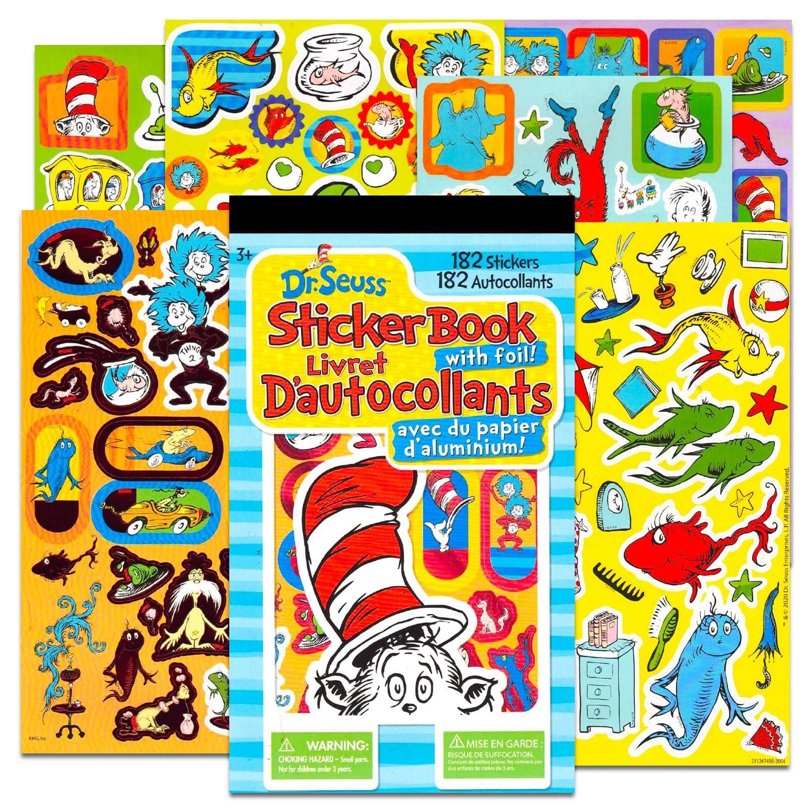 Dr. Seuss Reward Sticker Set Dr Seuss School Supplies Bundle - Ultimate 700+ Dr Seuss Stickers Dr Seuss Decorations for Dr Seuss Reward Cards (Dr. Seuss Decorations Classroom) 4