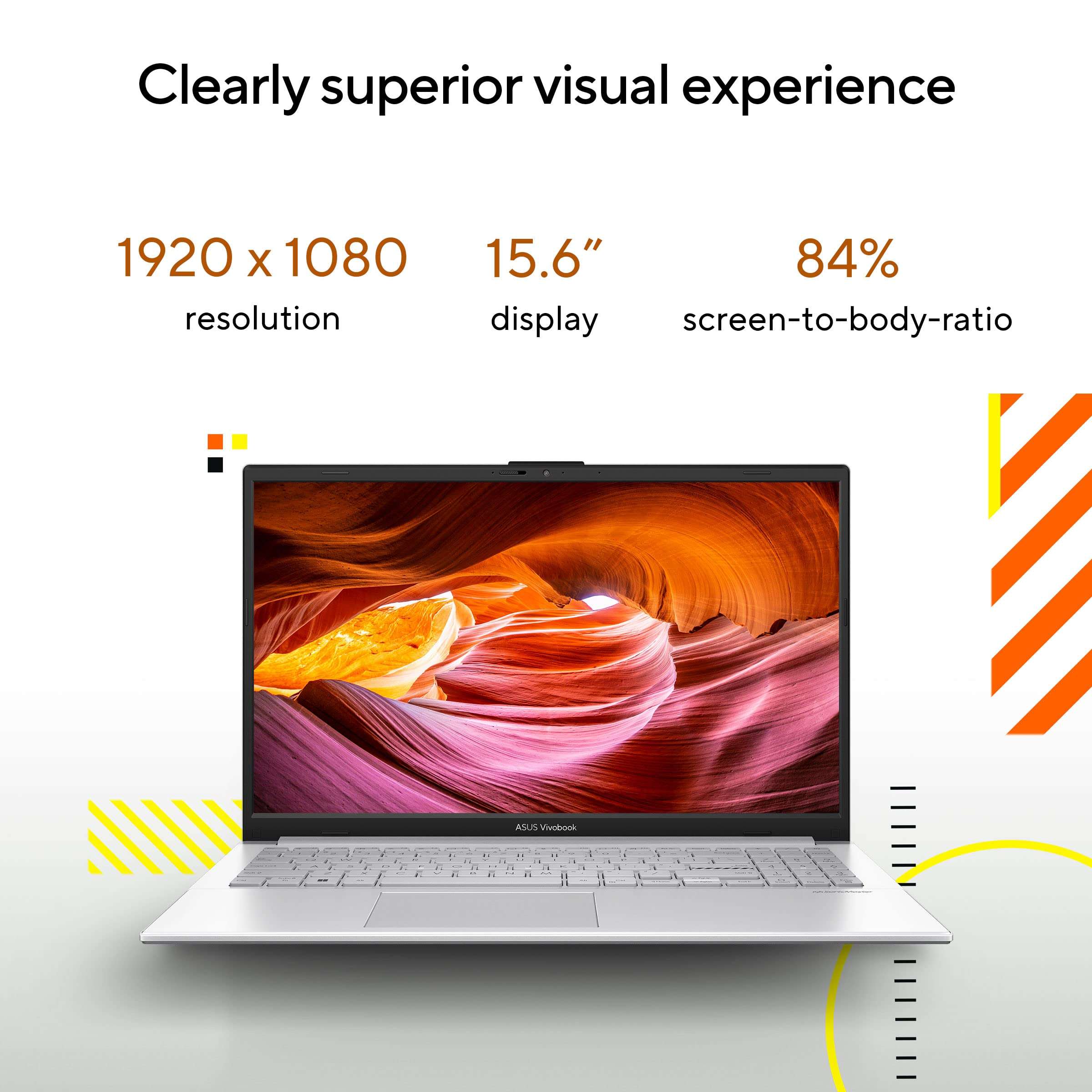 ASUS Vivobook Go 15 (2023), AMD Ryzen 5 7520U, 15.6" (39.62 cm) FHD, Thin and Light Laptop (16GB/512GB SSD/Integrated Graphics/Windows 11/Office 2021/Silver/1.8 Kg), E1504FA-NJ541WS 3