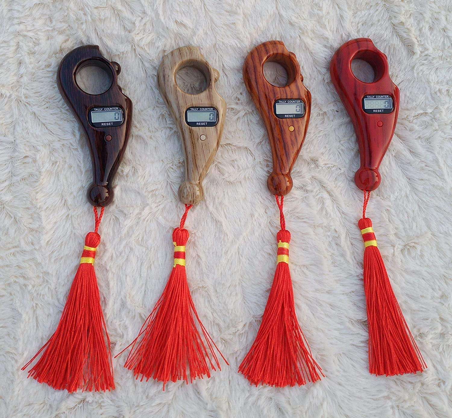 JAWL LCD Digital Display Manual Hand Finger Counting Machine Head Electronic Tally Counter for Mantra jap and Prayer Mala for All.(Multi Color). 6