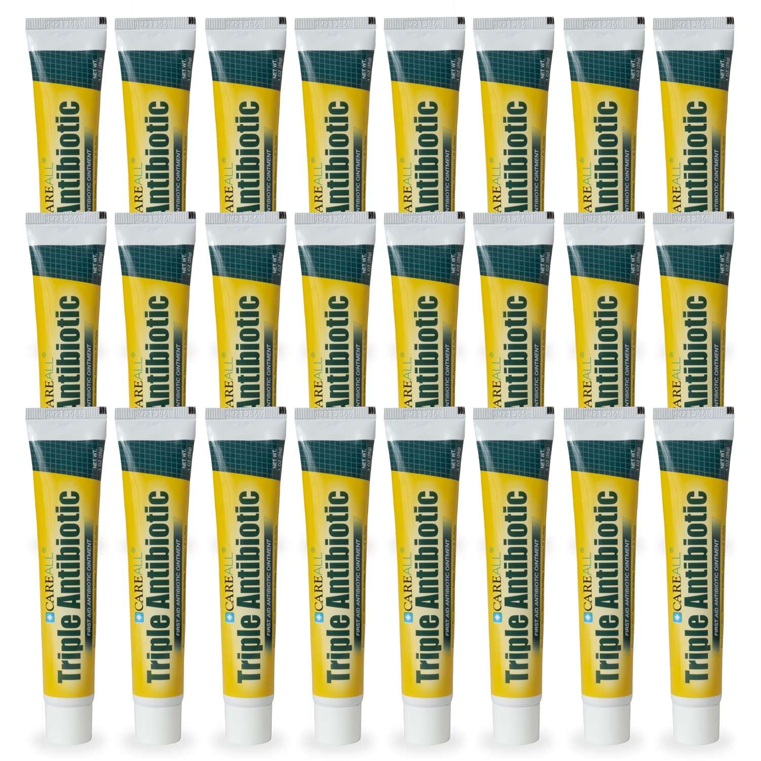 CareAll Triple Antibiotic Ointment 1.0 oz (24 Pack), First Aid Ointment for Minor Scrapes, Cuts, and Burns to Help Guard Against Infection, Compare to The Active Ingredients of Leading Brand 1