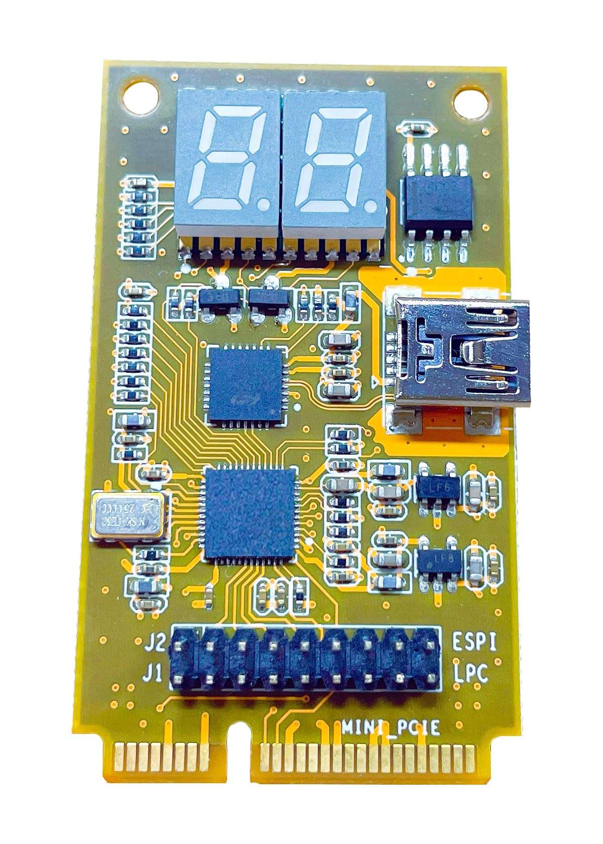 Funtin ESPI Debug Card, Port 80-84 Debug Card for Motherboard Development and Repair