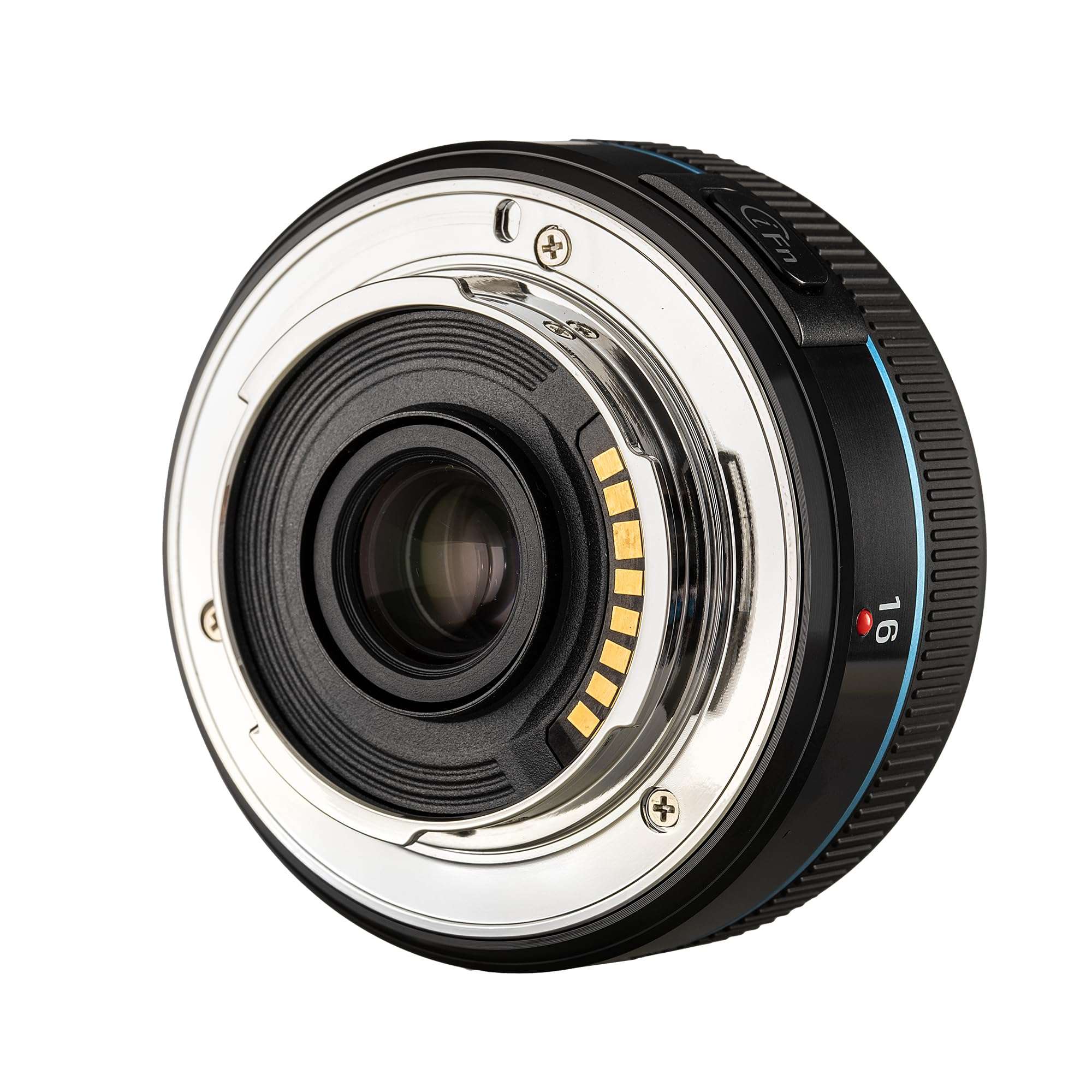 Samsung 16mm F/2.4 (Black) Bundle Including: 3 Piece Filter Kit, Cleaning Kit, Hand Strap, Lens Cap Keeper 6