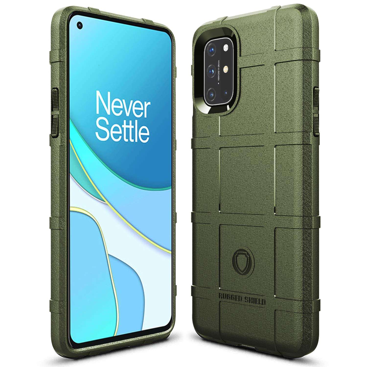 Sucnakp for OnePlus 8T Case OnePlus 8T+ 5G Case One Plus 8T Case 1+8T Case Heavy Duty Shock Absorption Phone Cases Impact Resistant Protective Cover for OnePlus 8T（New Army Green） 1