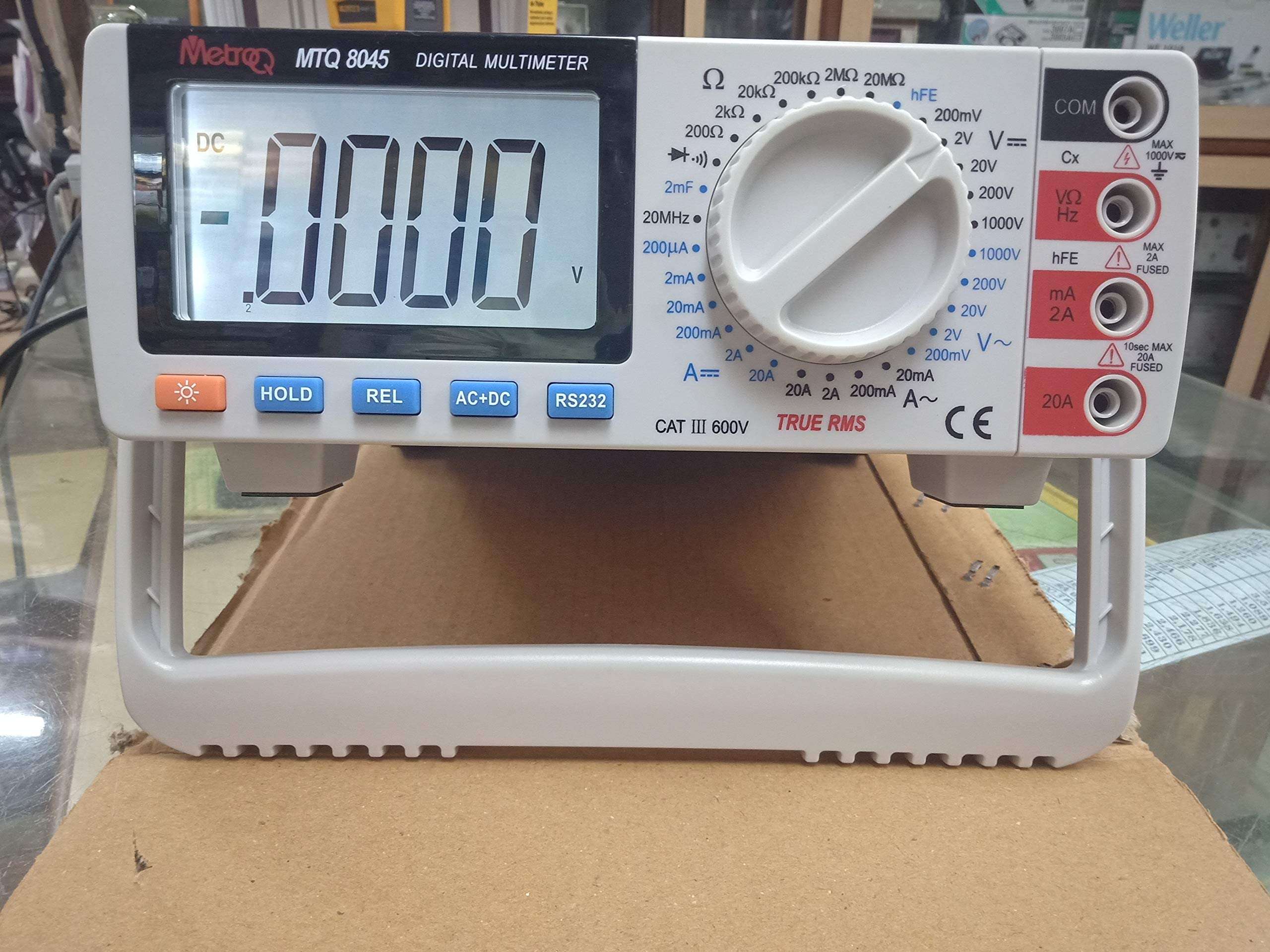 Skyking MetroQ Bench Type Digital Multimeter, 4 1/2 Digit, True RMS, with Computer Interface. Model MTQ 8045 1
