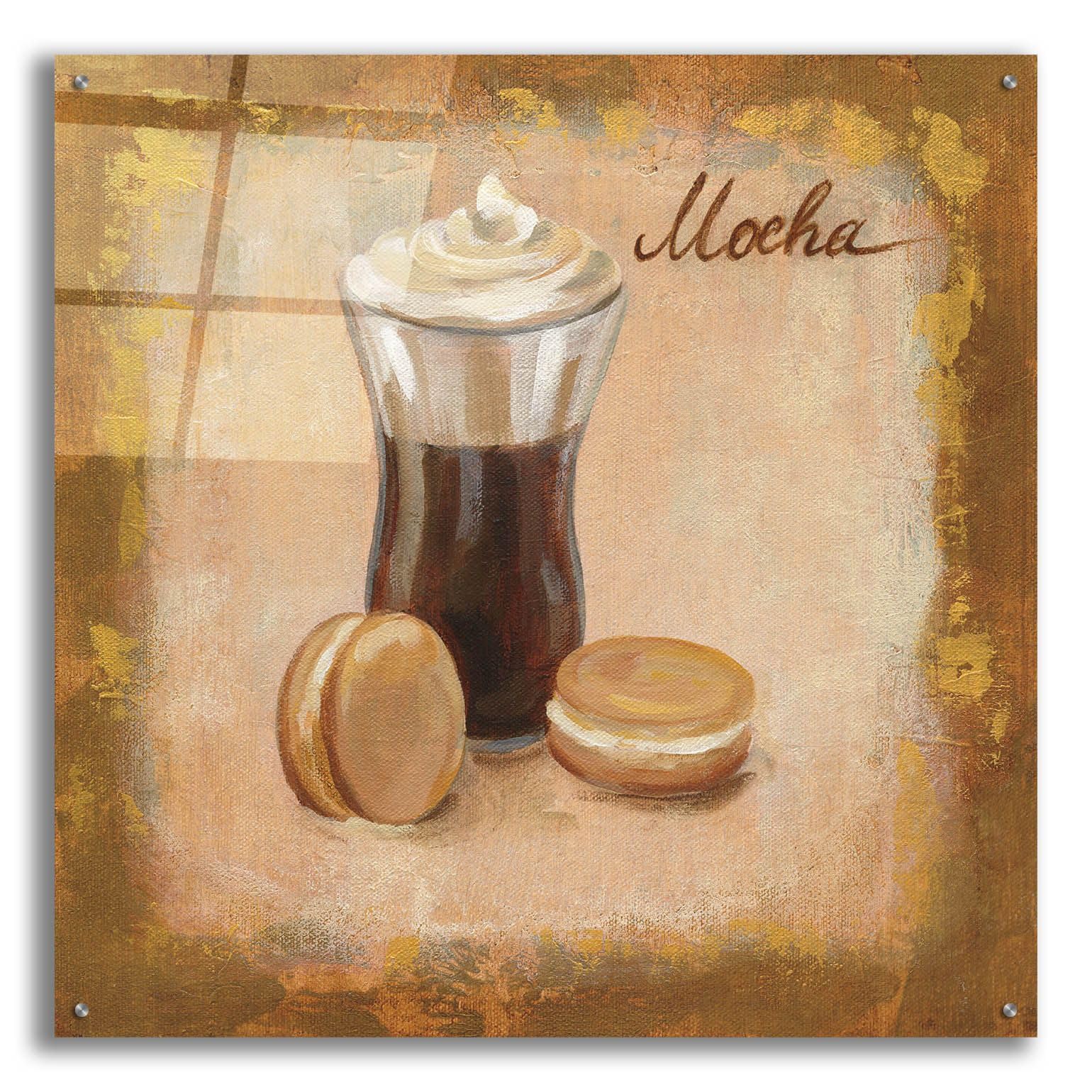 Epic Art 'Coffee Time I' by Silvia Vassileva, Acrylic Glass Wall Art, 36"x36"