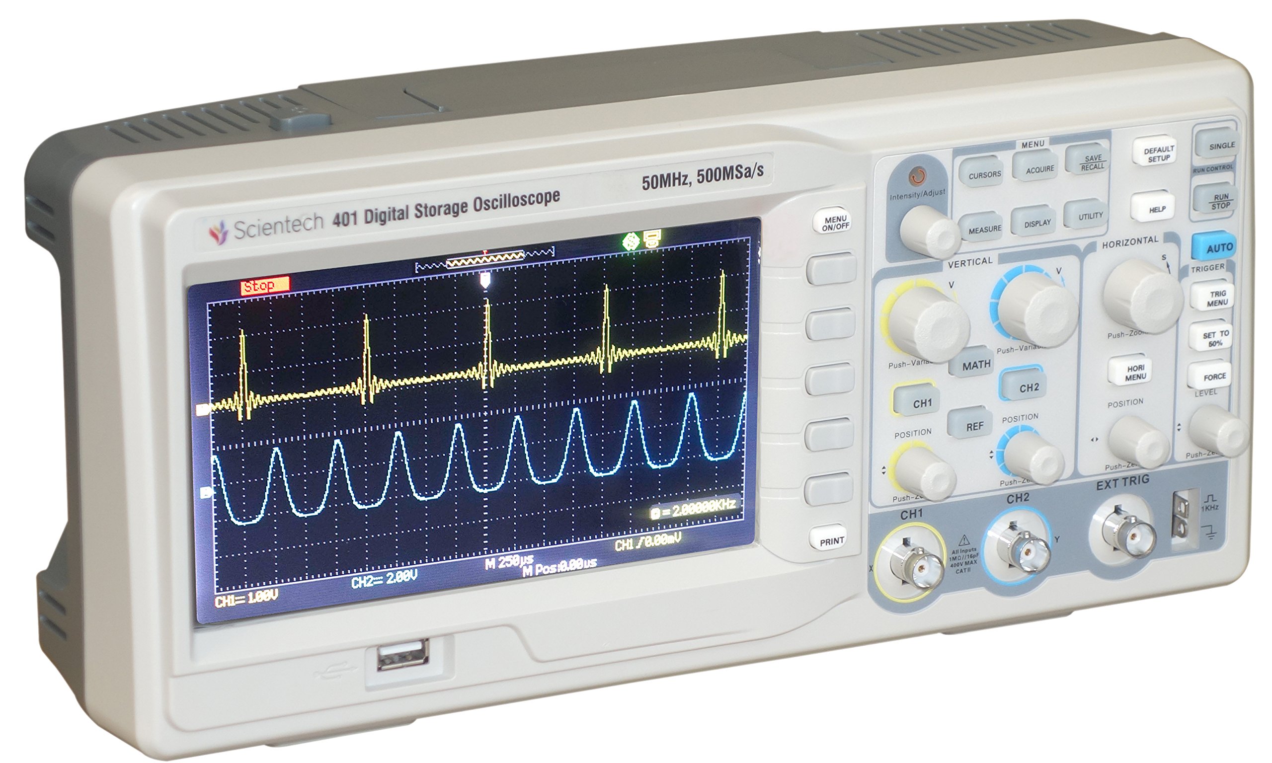 Scientech 50MHz Economy Digital Storage Oscilloscope (DSO), Digital Oscilloscope 1 Year Warranty