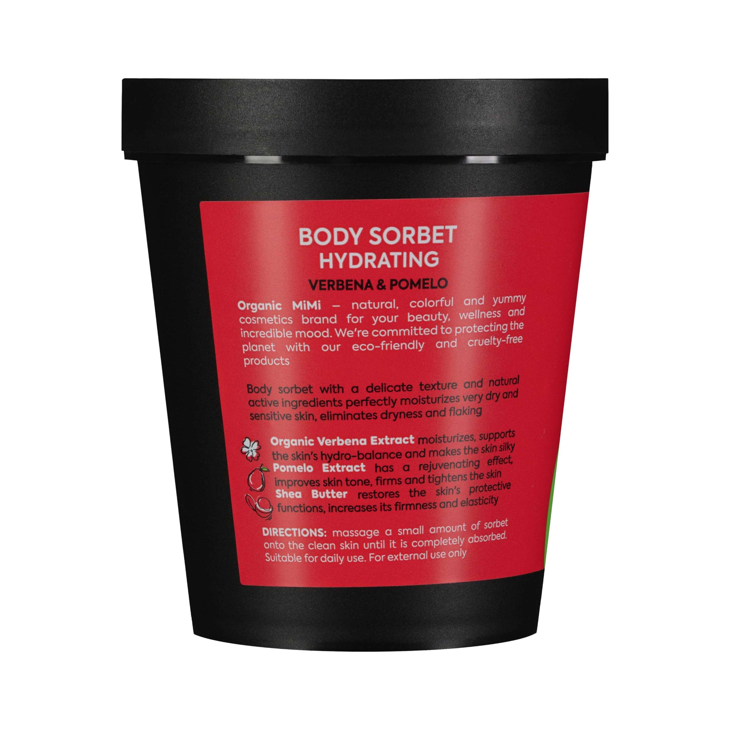 Organic Mimi Hydrating Body Cream with Verbena & Pomelo – Moisturizing, Soothing – Vegan, Organic Skincare for Sensitive Skin – 200 ml 3