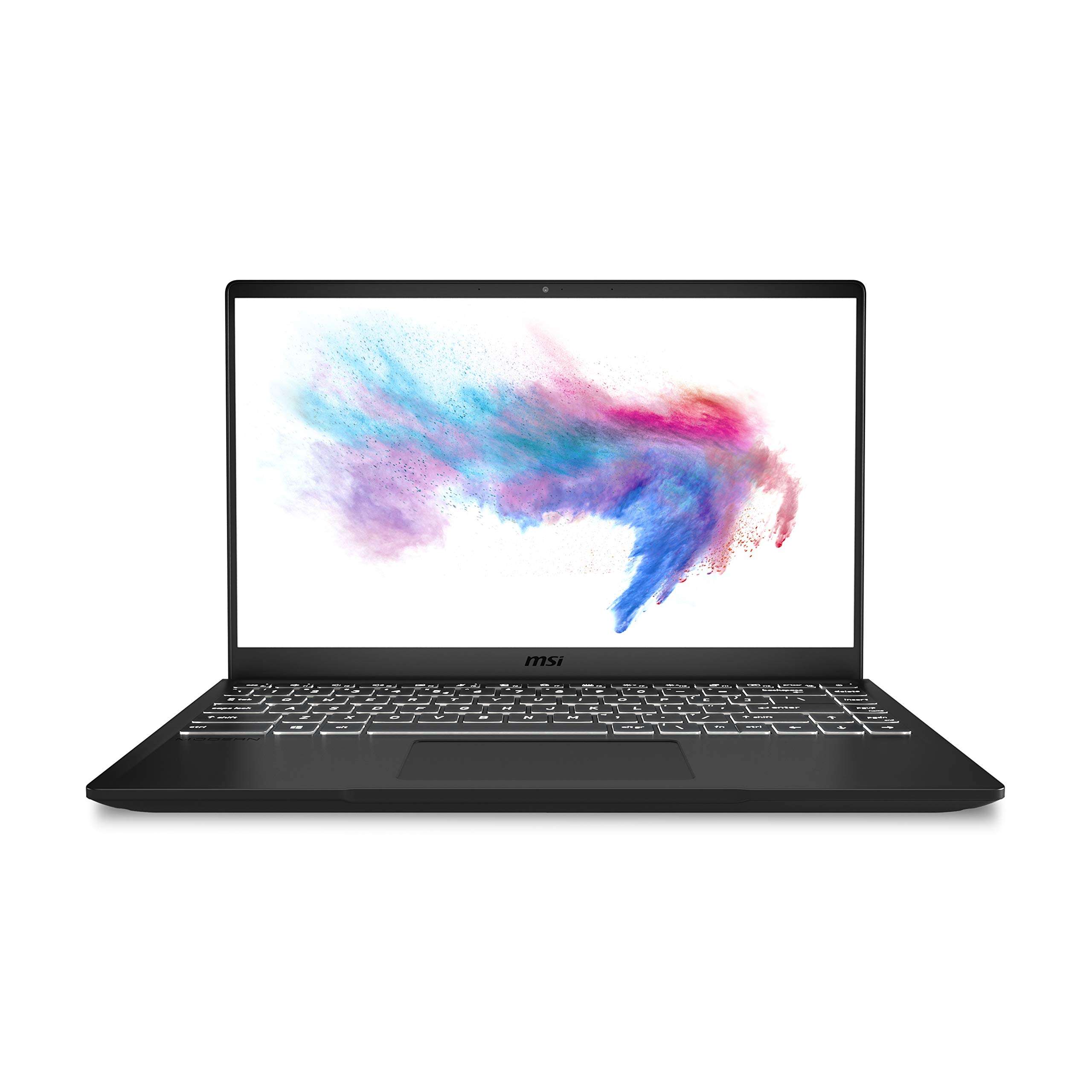 MSI Modern 14 Professional Laptop: 14" IPS-Level Thin Bezel Display, Intel Core i7-10510U, NVIDIA GeForce MX330, 8GB RAM, 512GB NVMe SSD, Win10 PRO, Carbon Gray (B10RASW-078) 1