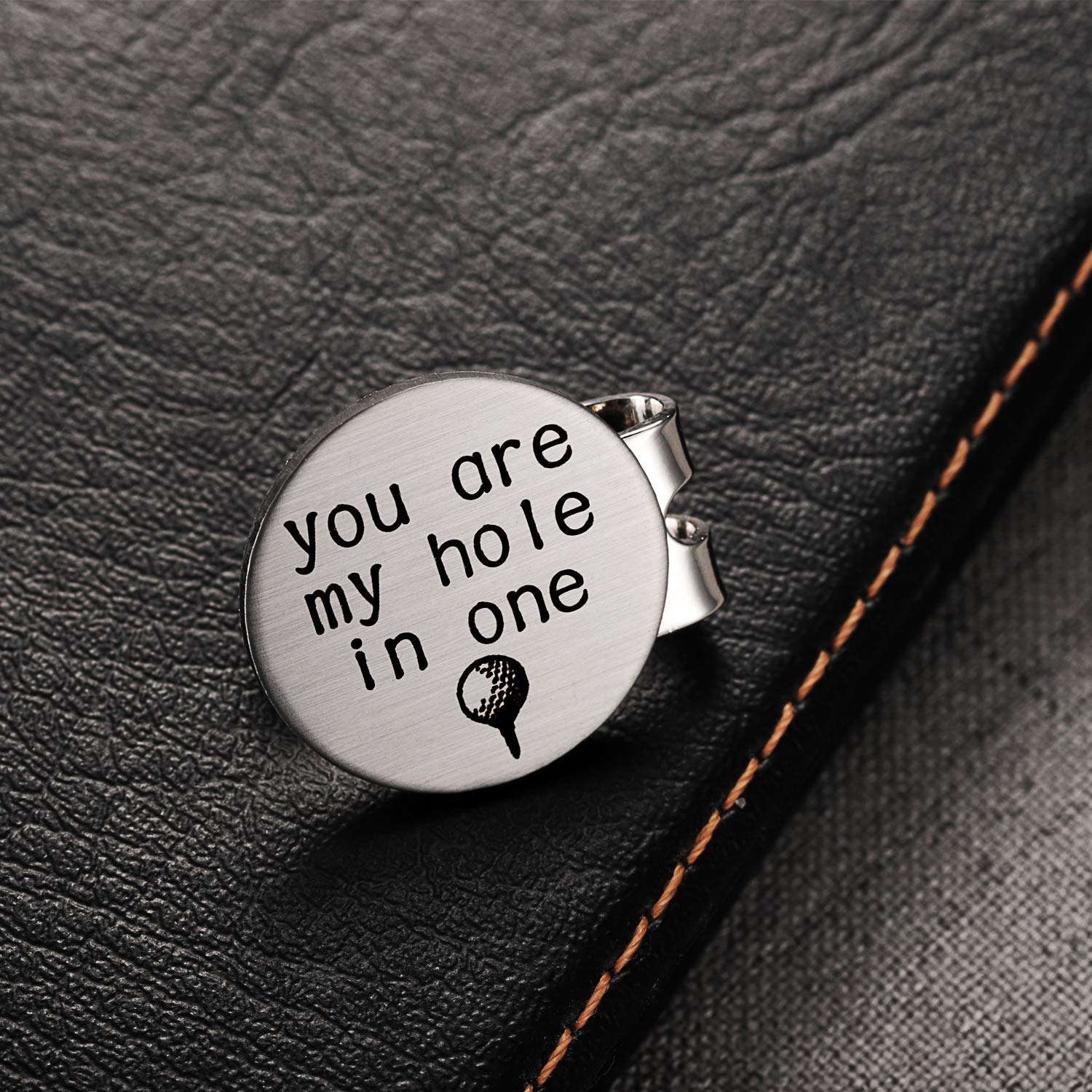 FAINOL You are My Hole in One Golf Ball Marker - Golf Accessories for Amateurs and Professionals - Magnetic Golf Clip - Magnetic Golf Ball Marker with Hat Clip for Boyfriend, Husband 6