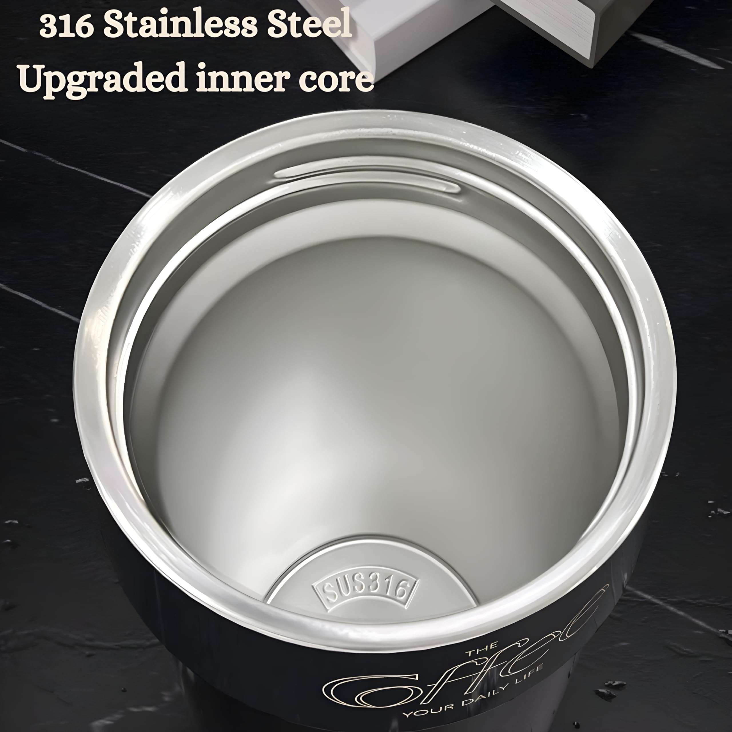 Motka 500ml Premium Stainless-Steel Tumbler | Double Wall Vacuum Insulated Coffee Mug with Strap | Hot & Cold Travel Cup with 2-in-1 Lid (Sip & Straw) | Leakproof Sipper Thermos Flask (Pink) 4