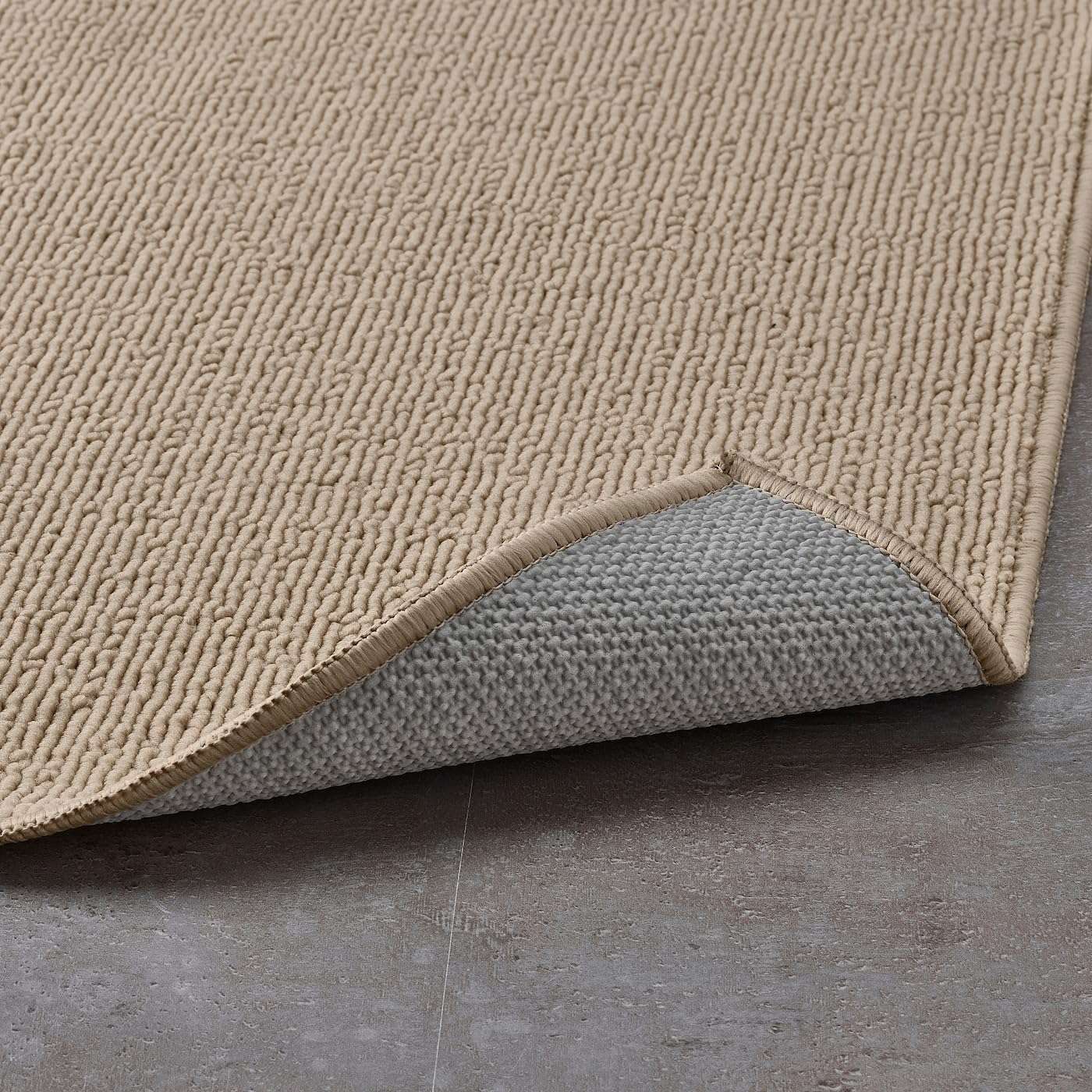 Ikea FINTSEN Bathroom Mat, Light Beige, 40x60 cm, Microfibre with Anti-Slip Base 6