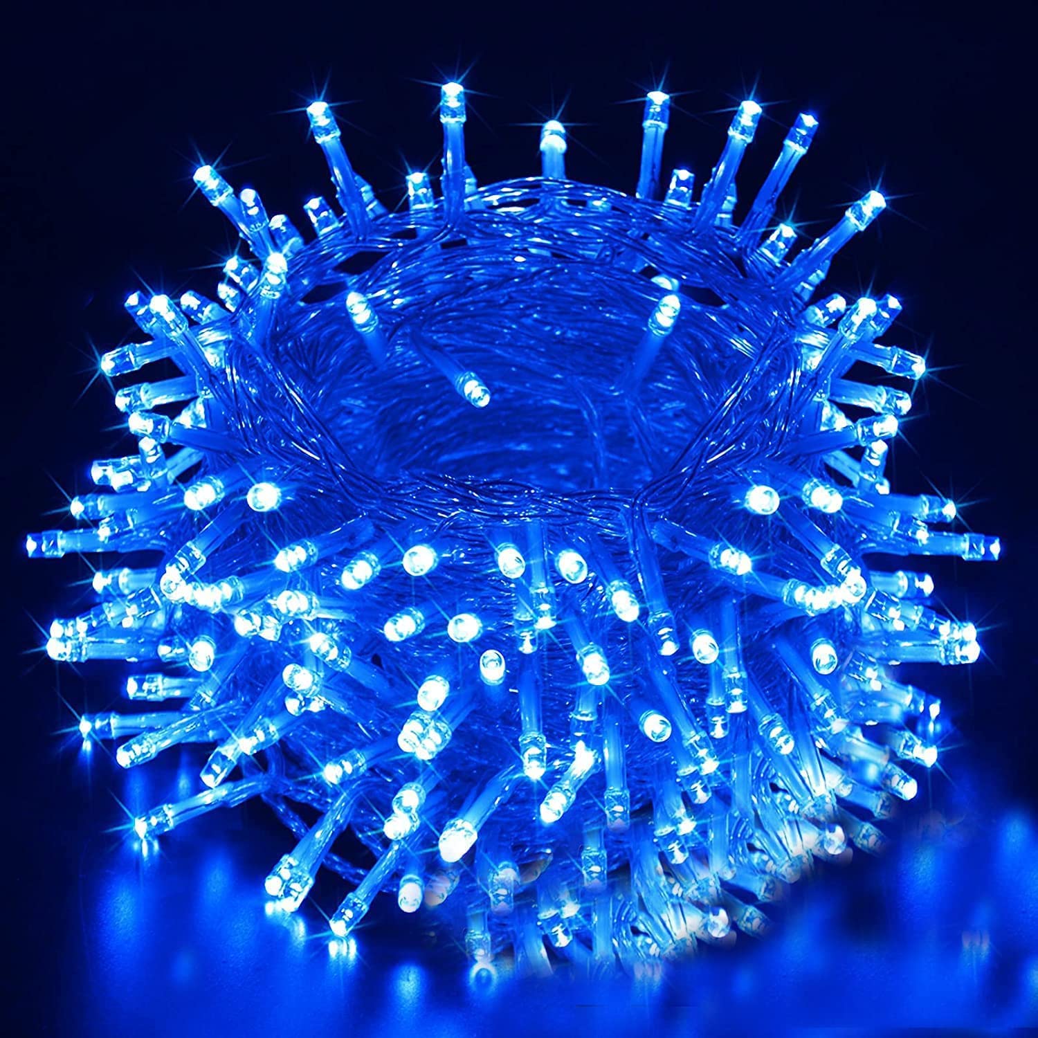 Gesto 60 Feet Long LED Power Pixel Serial String Light, 360 Degree Light in Bulb/ Copper Led Pixel String Light for Home Decoration,Diwali,Christmas(Blue) Pack of 5